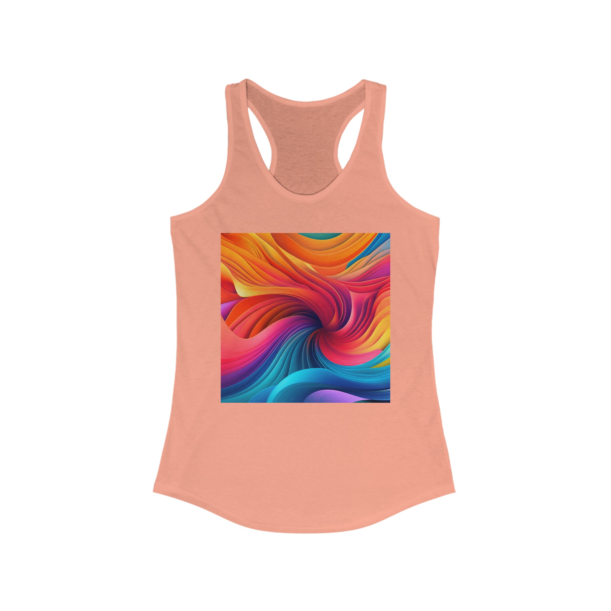 Women's Ideal Racerback Tank - Vector Art Design 05