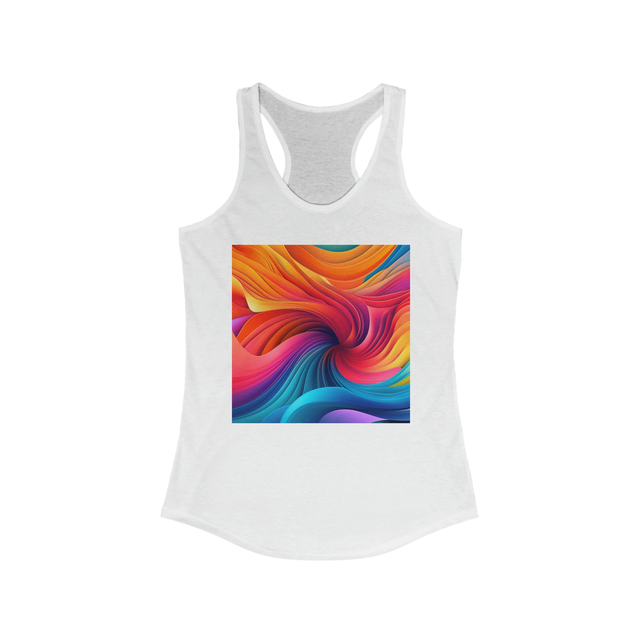Women's Ideal Racerback Tank - Vector Art Design 05