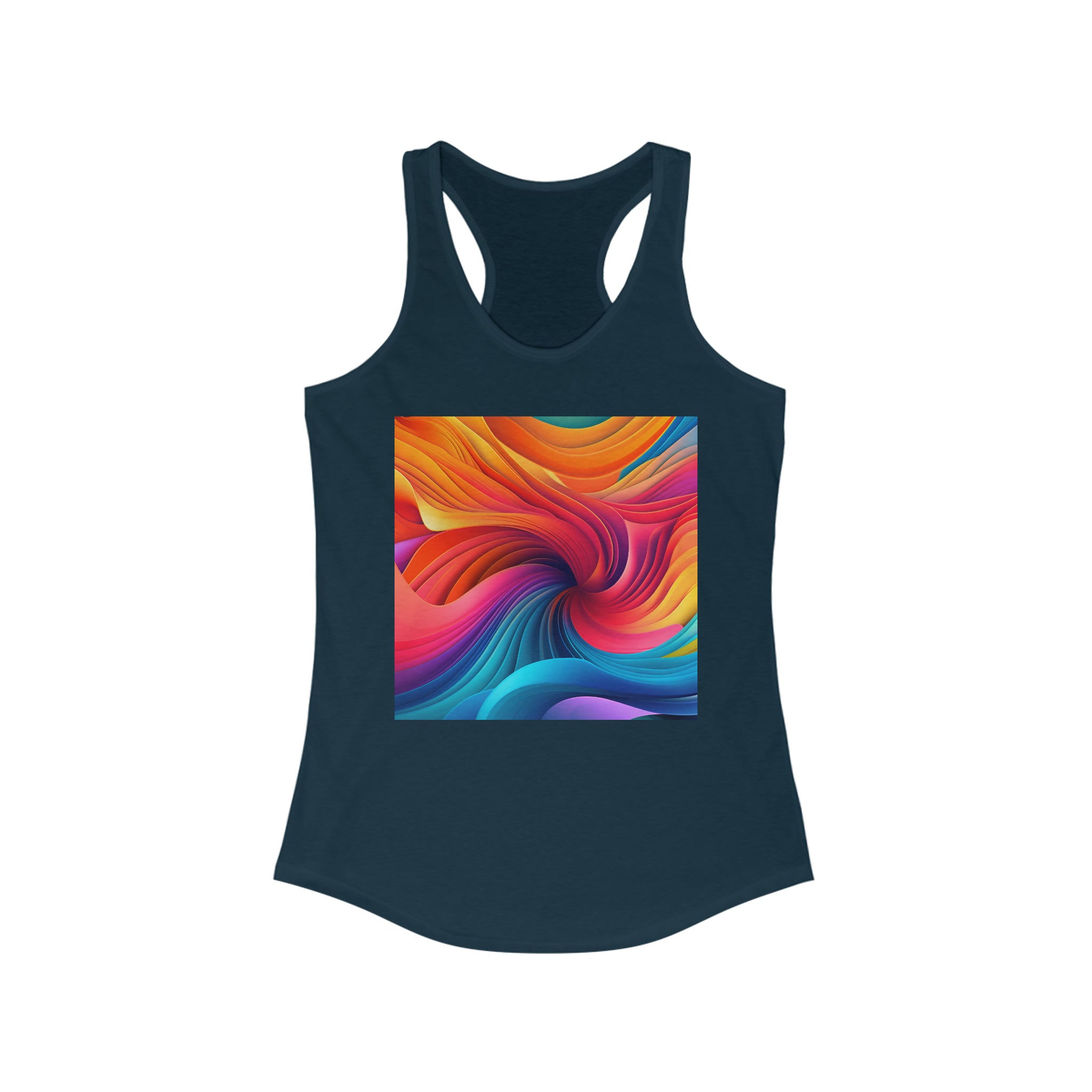 Women's Ideal Racerback Tank - Vector Art Design 05