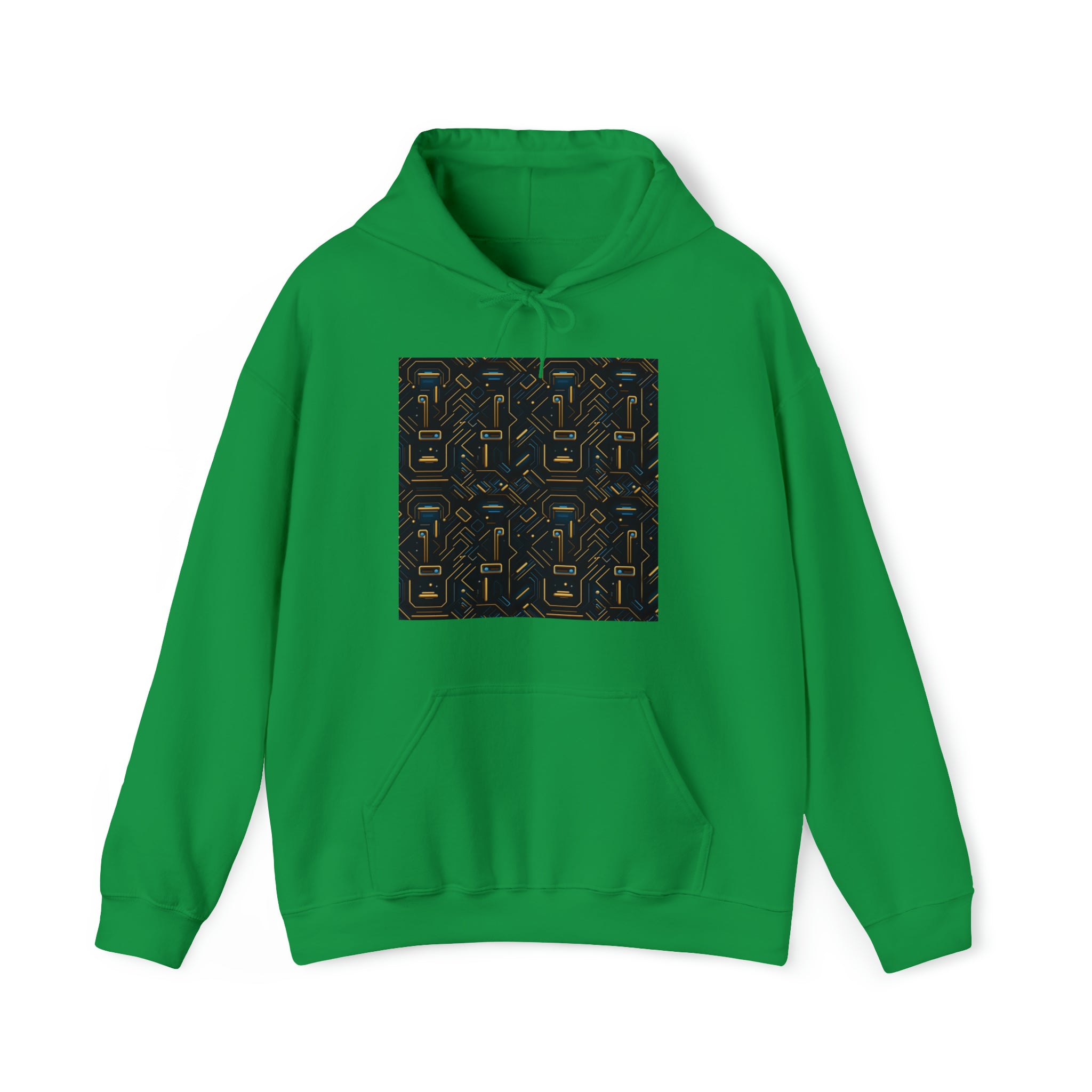 Unisex Heavy Blend™ Hooded Sweatshirt - Abstract Neon Designs 05