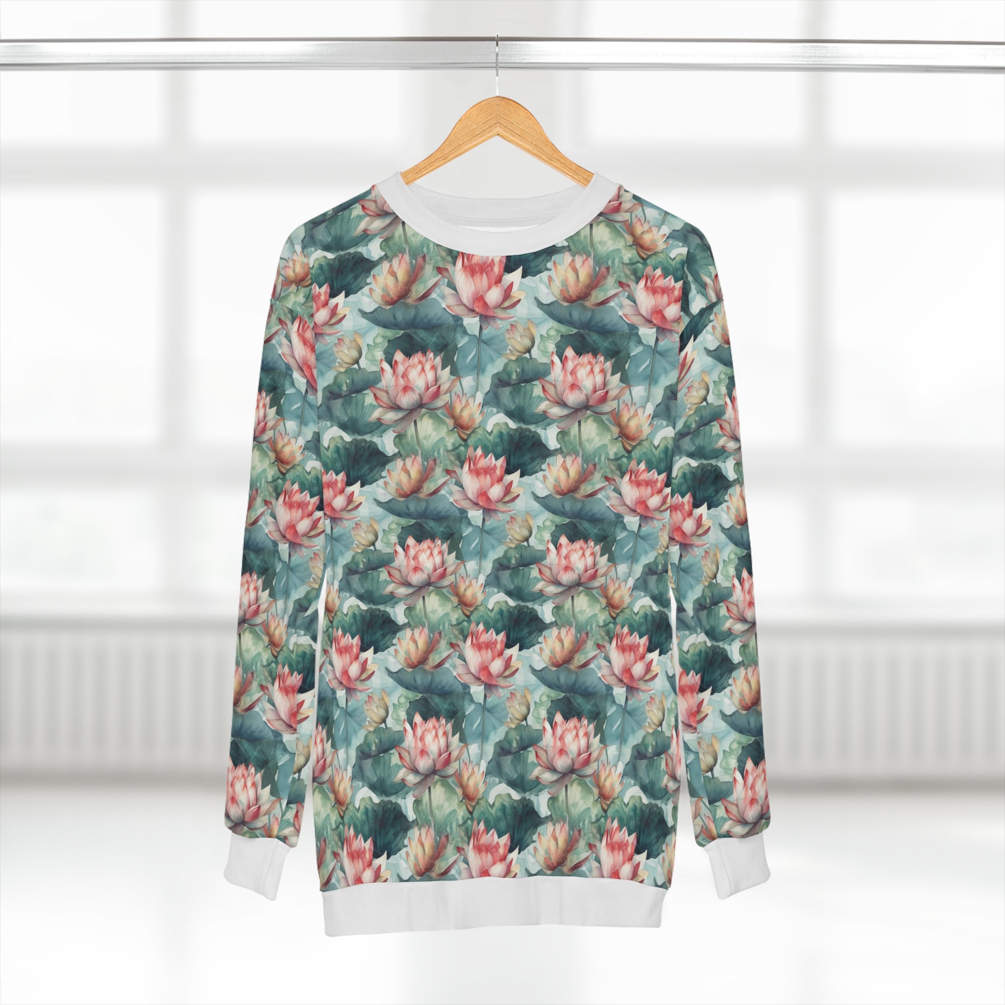 Unisex Sweatshirt (AOP) - Seamless Watercolor Designs 09
