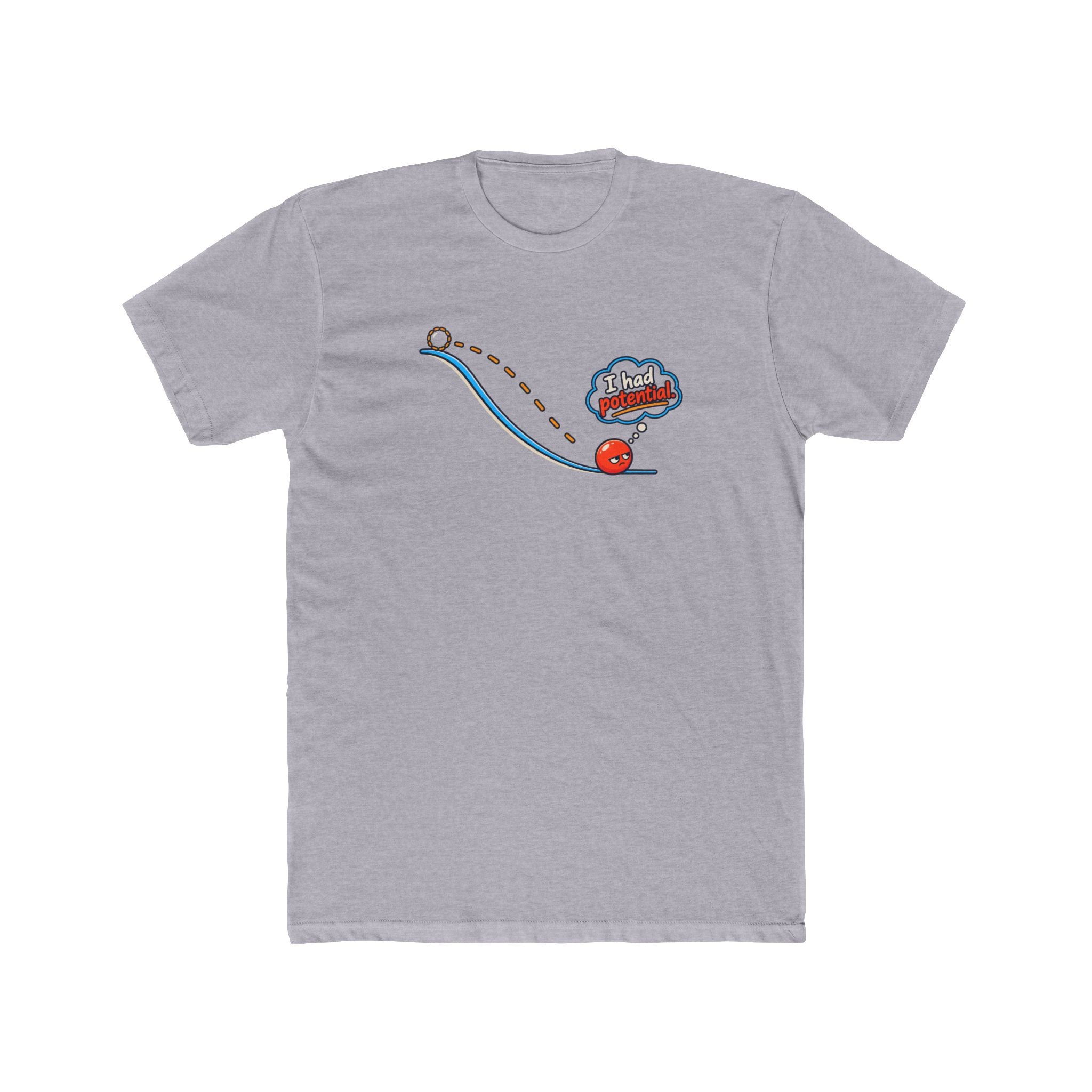 Men's Cotton Crew Tee - Science collection - I Had Potential