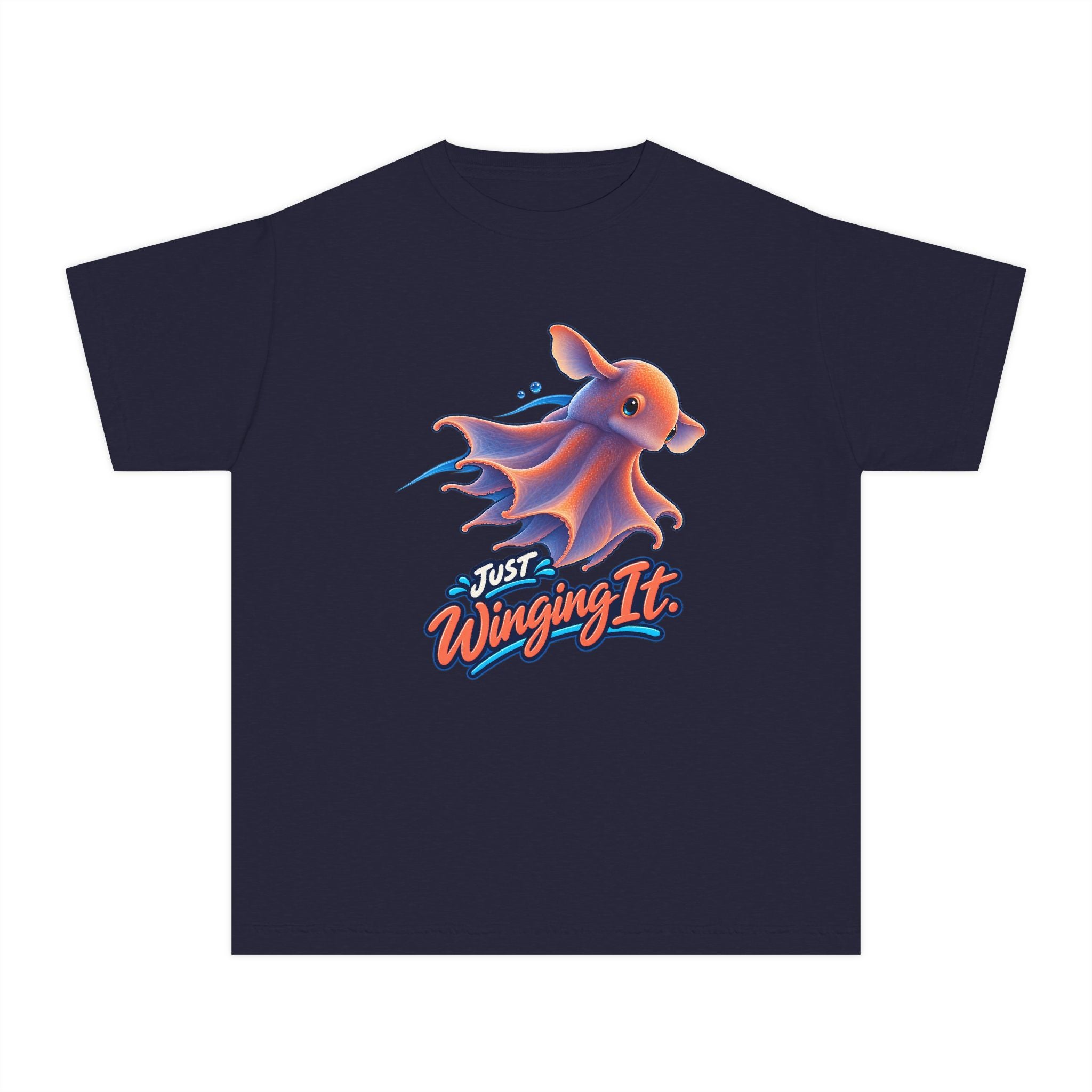 Youth Midweight Cotton Tee - Dumbo Octopus