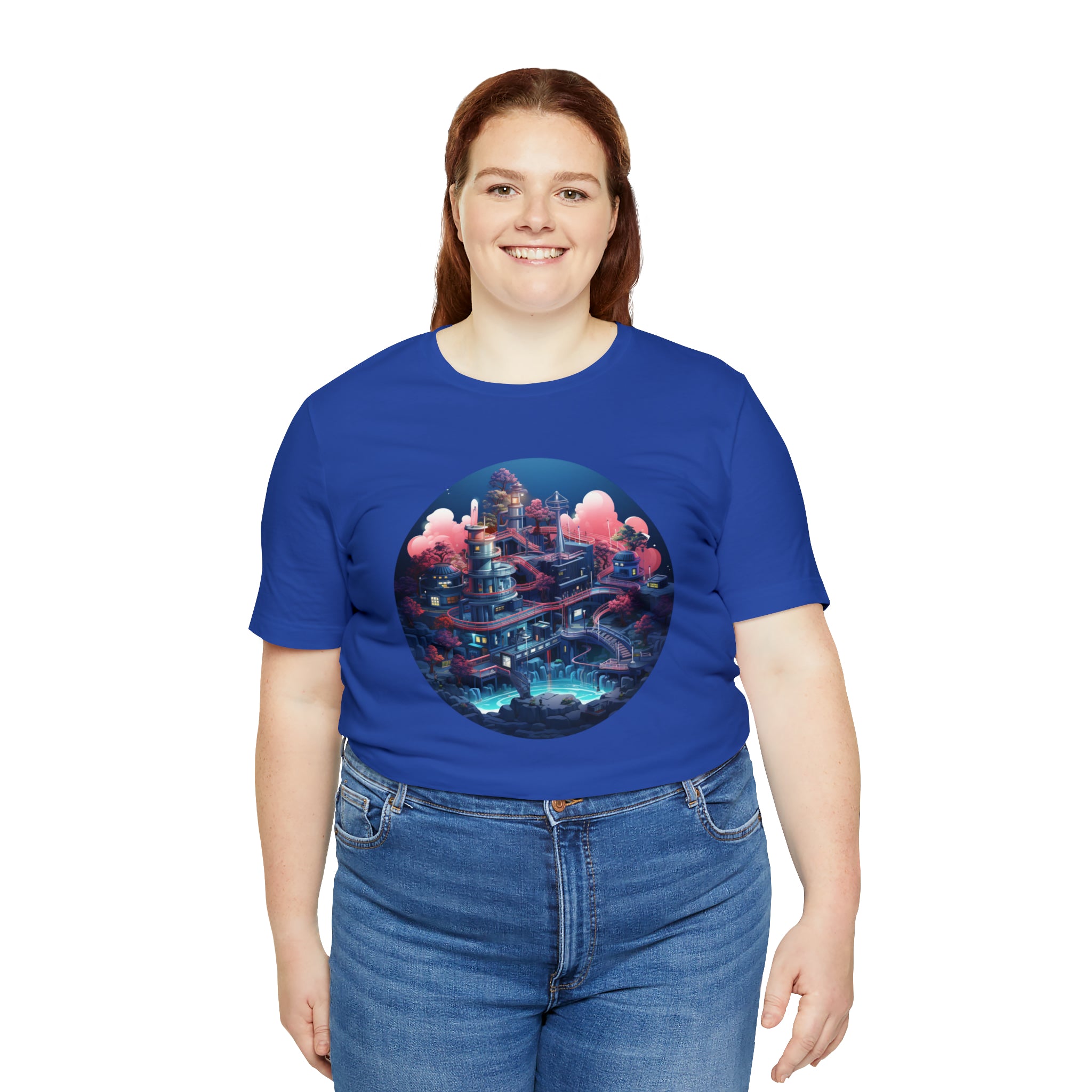 Unisex Jersey Short Sleeve Tee - Isometric Designs 03