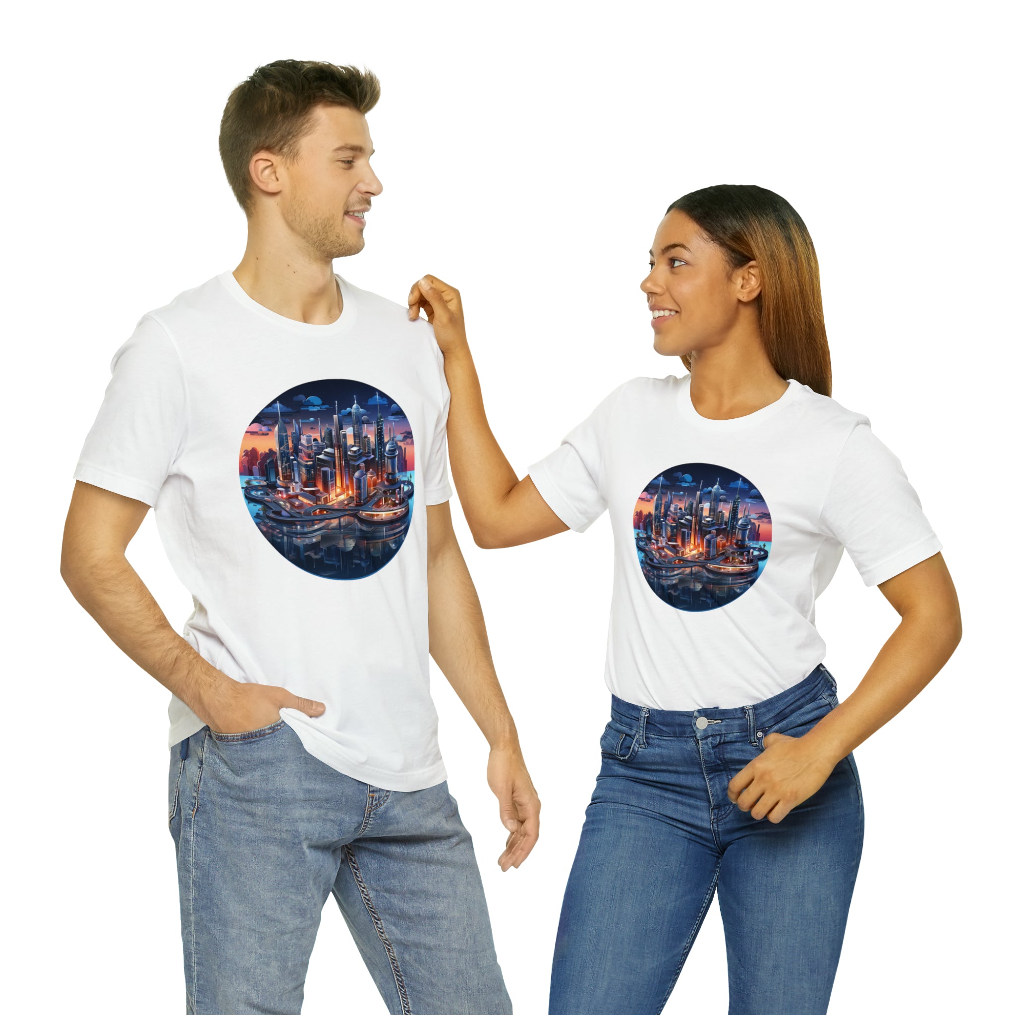 Unisex Jersey Short Sleeve Tee - Isometric Designs 05