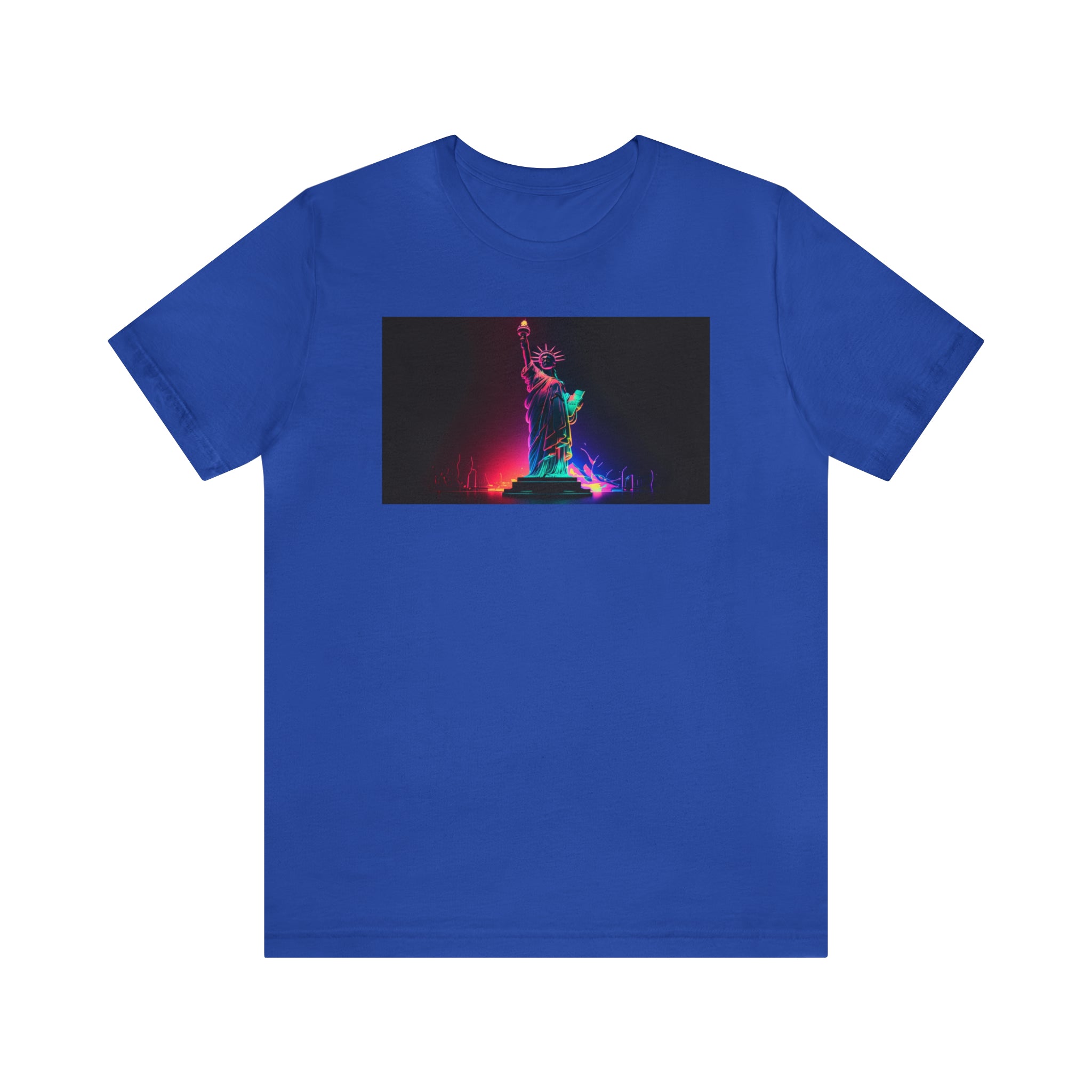Unisex Jersey Short Sleeve Tee - Statue of Liberty, New York, USA