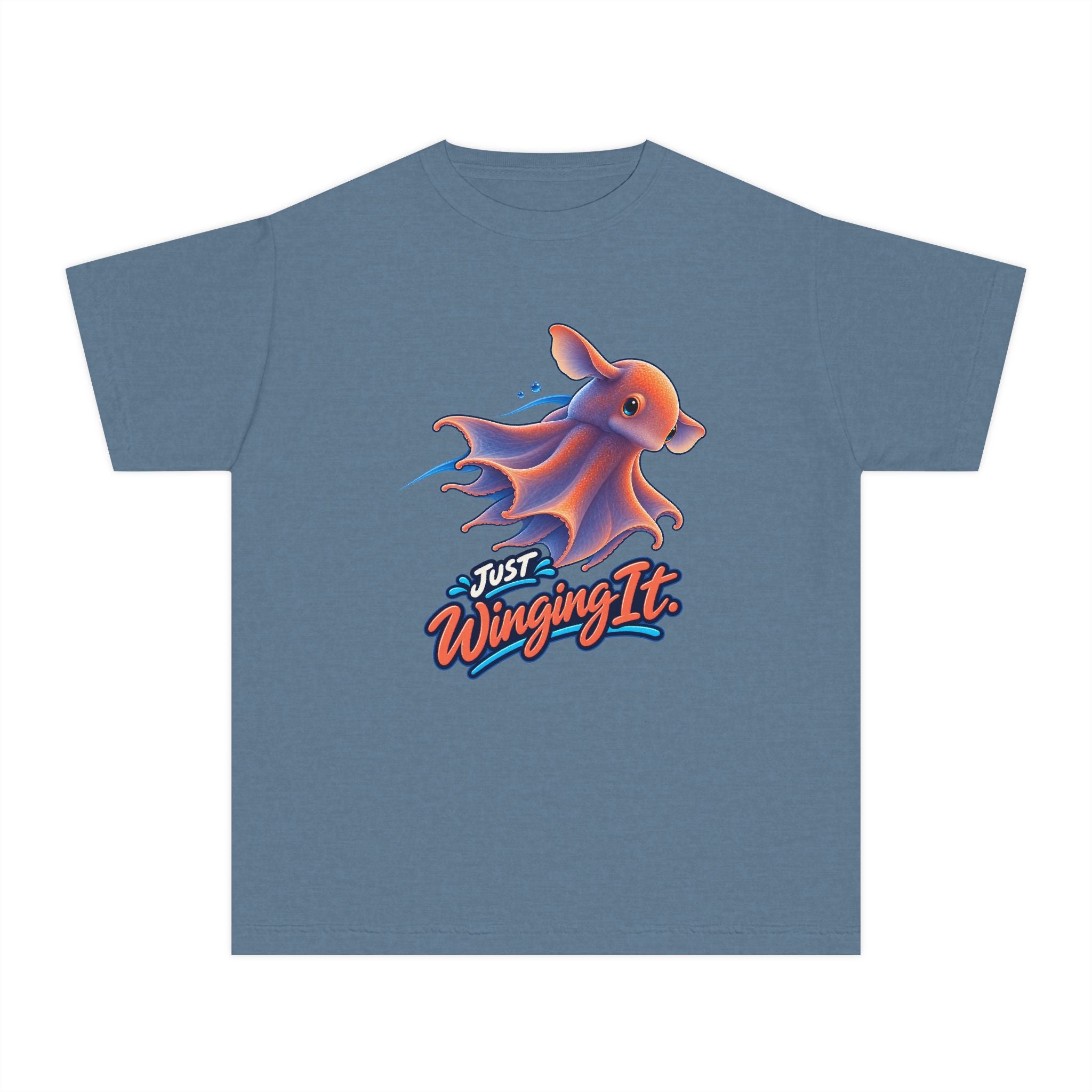 Youth Midweight Cotton Tee - Dumbo Octopus