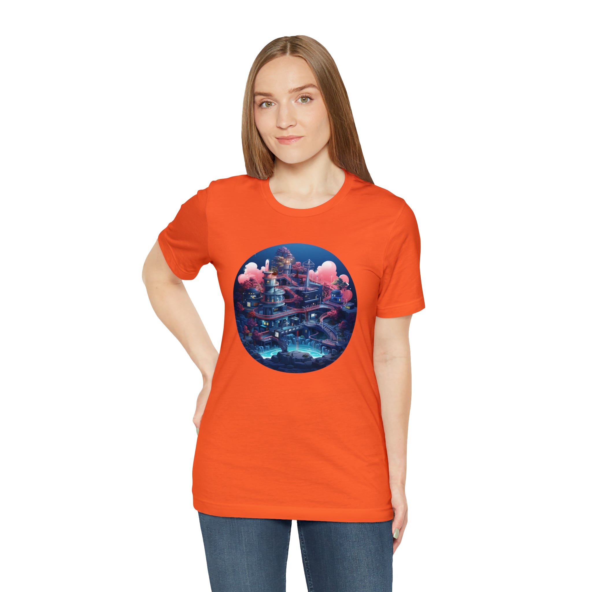Unisex Jersey Short Sleeve Tee - Isometric Designs 03