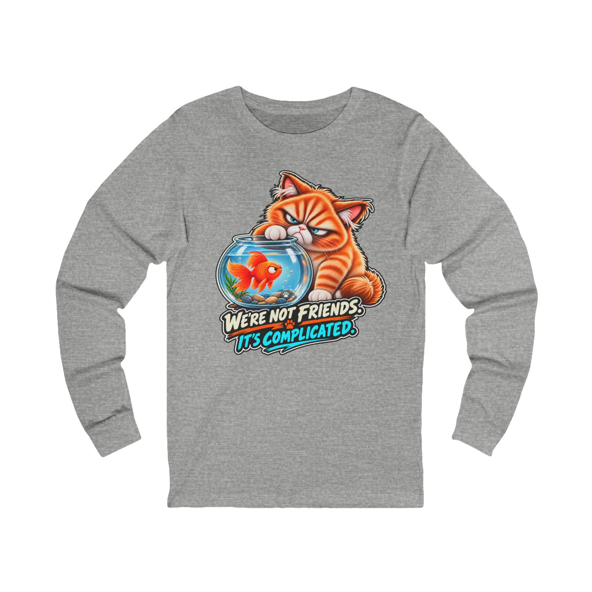 Fish Friend - Mildly Feral - Unisex Long Sleeve Tee