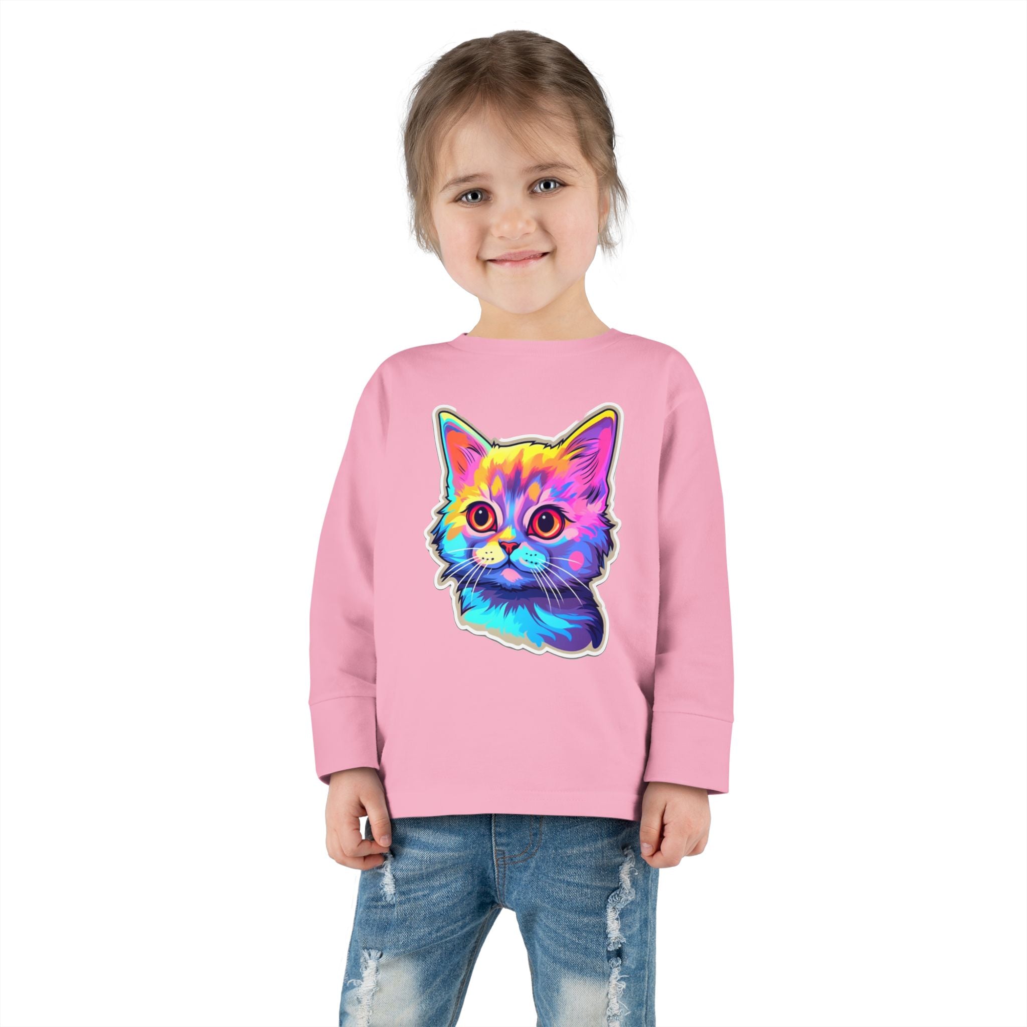 Toddler Long Sleeve Tee - Kittens 03