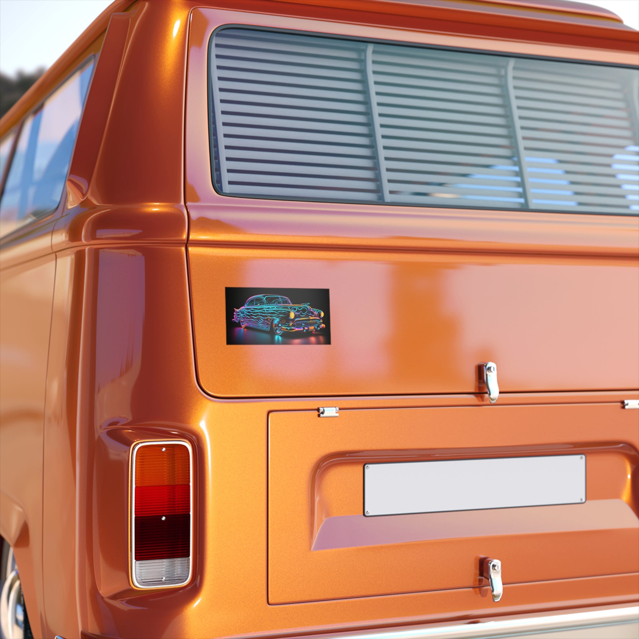 Bumper Stickers - Neon Car Design 08