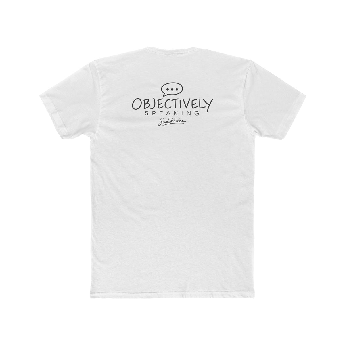 Men's Cotton Crew Tee - Objectively Speaking collection - Table Fan, keeping cool