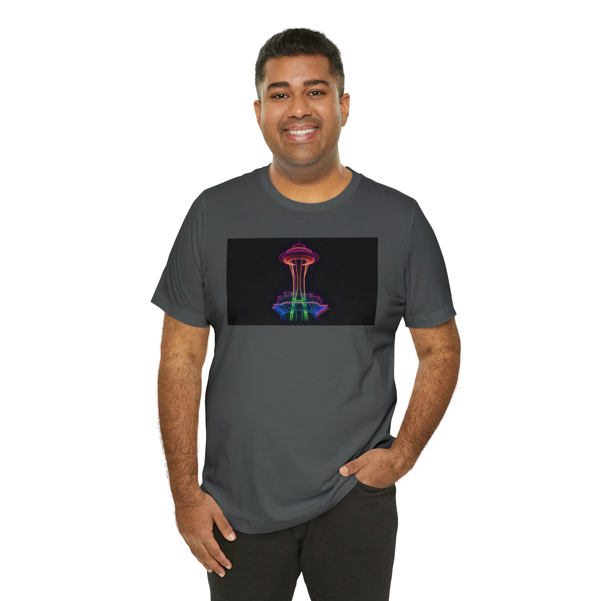 Unisex Jersey Short Sleeve Tee - Space Needle, Seattle, USA