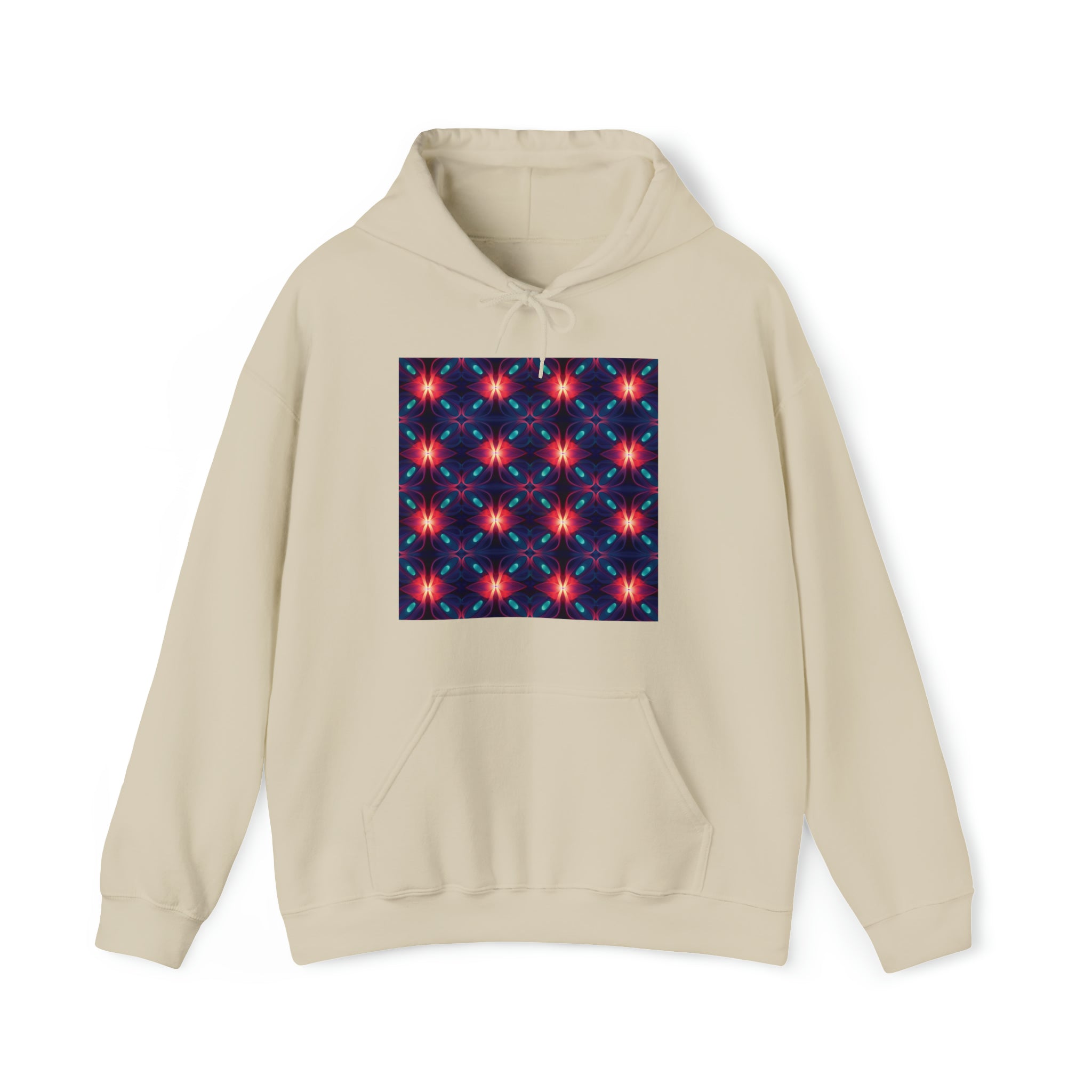 Unisex Heavy Blend™ Hooded Sweatshirt - Abstract Neon Designs 04