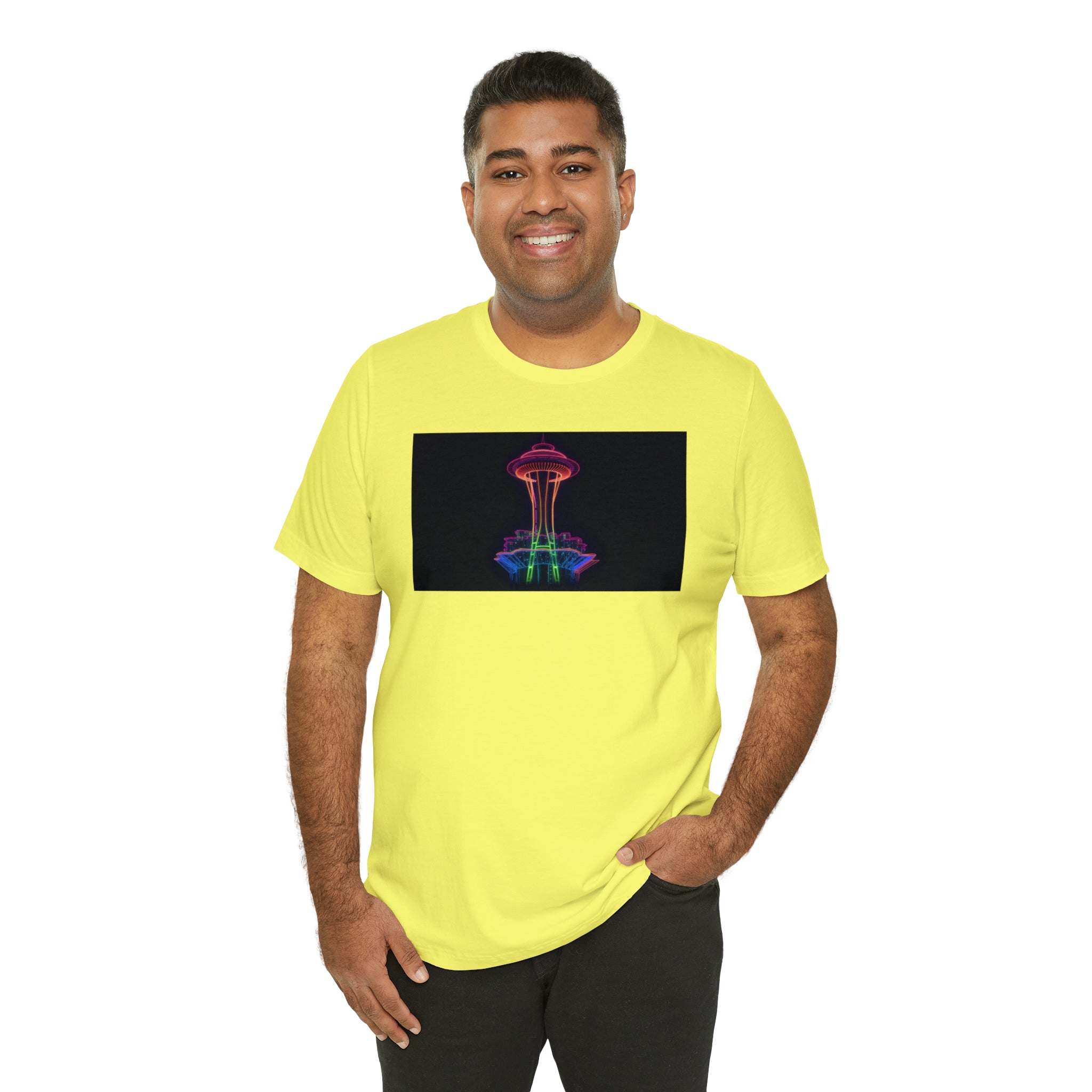Unisex Jersey Short Sleeve Tee - Space Needle, Seattle, USA
