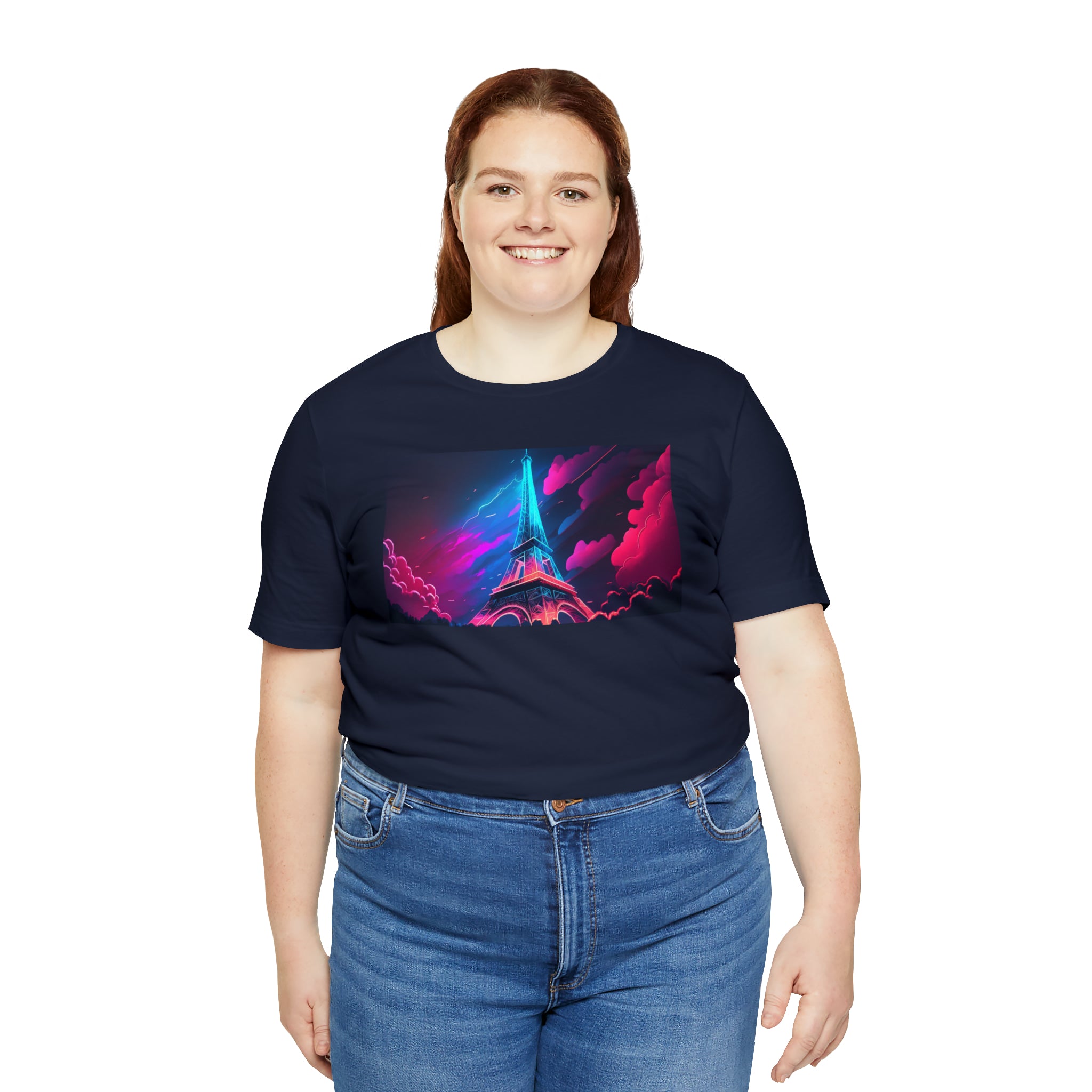 Unisex Jersey Short Sleeve Tee - Eiffel Tower, France