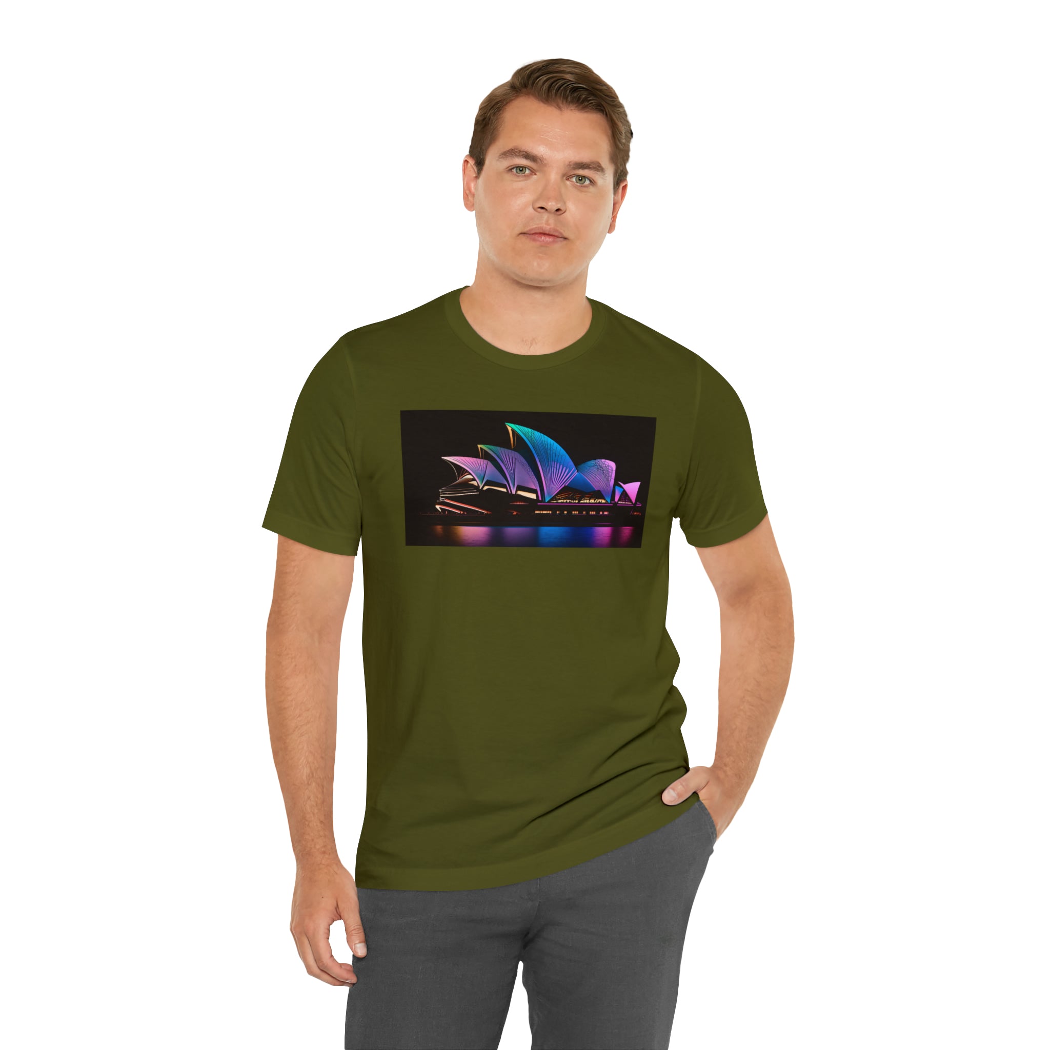 Unisex Jersey Short Sleeve Tee - Sydney Opera House, Australia