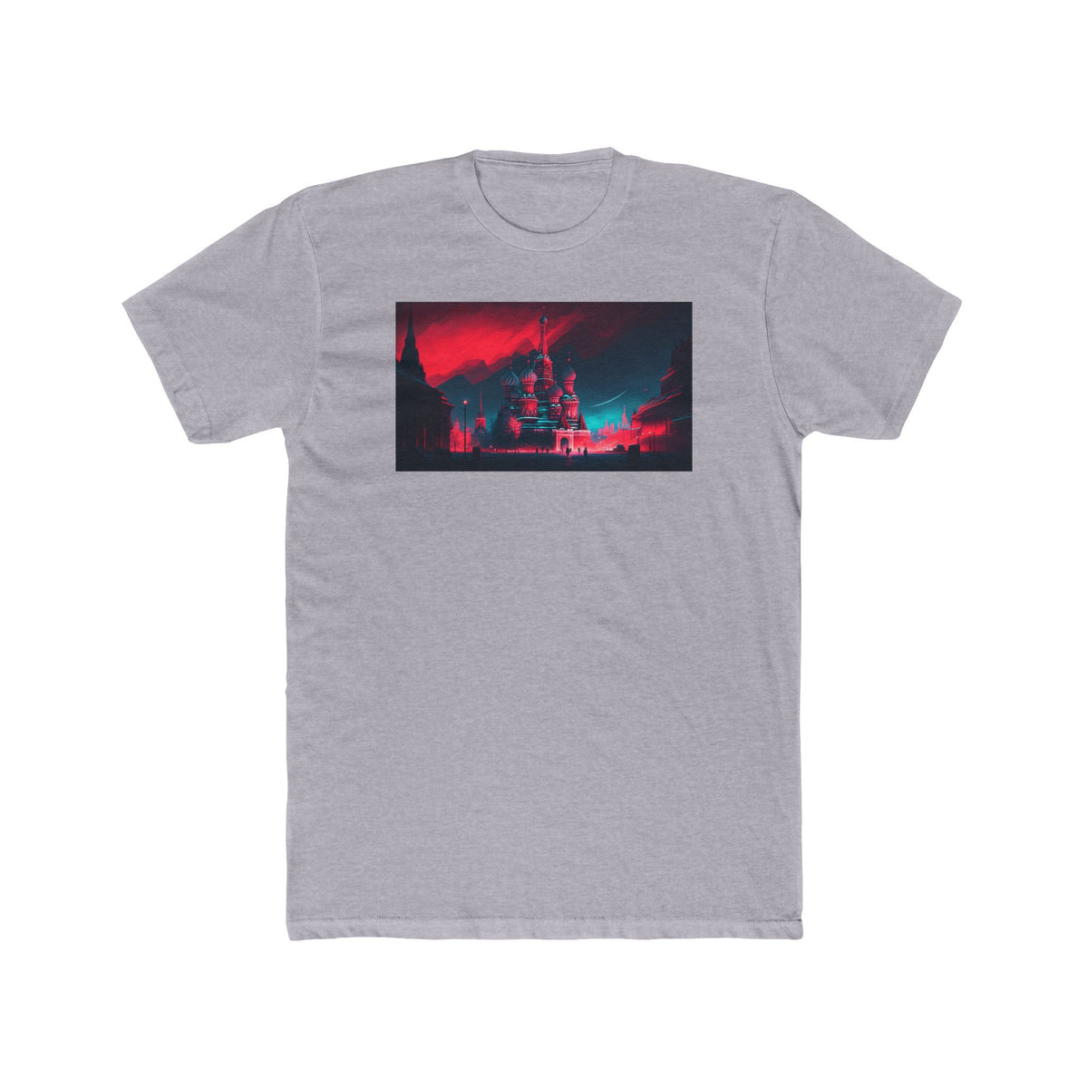Red Square, a Elsewhere design, on a men's cotton crew tee