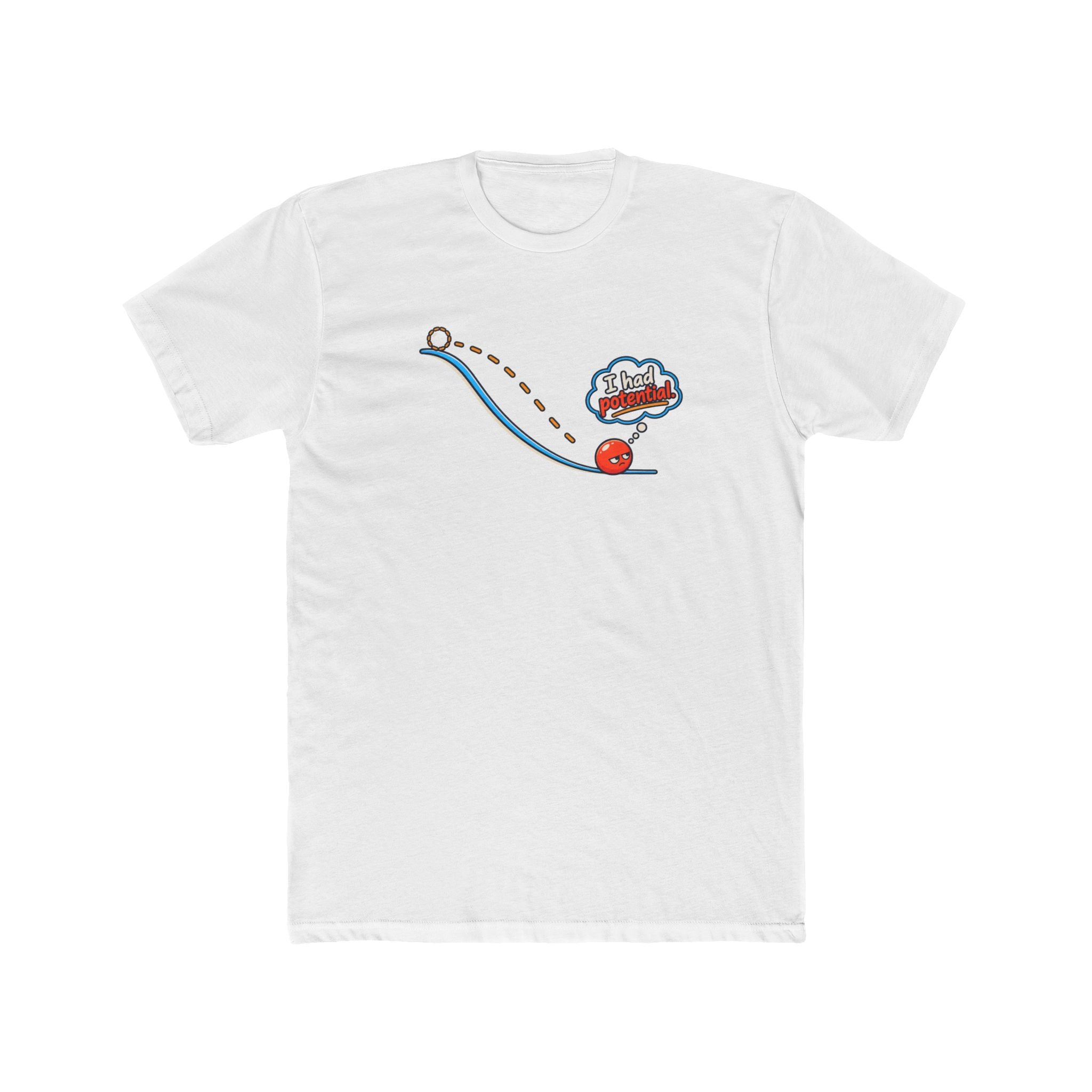 Men's Cotton Crew Tee - Science collection - I Had Potential