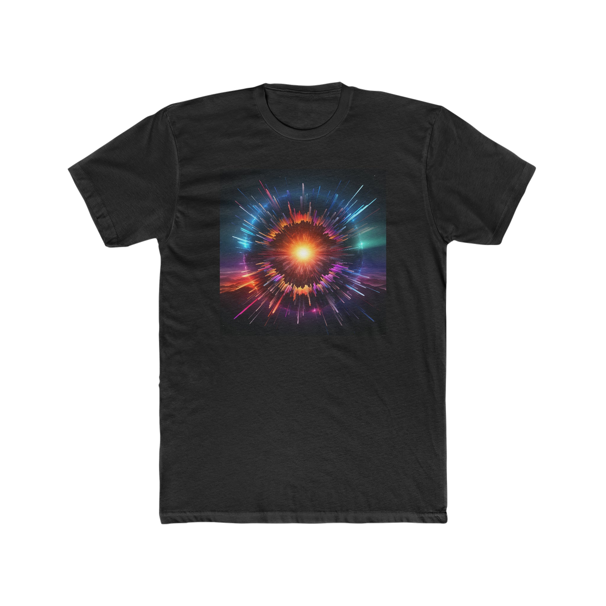 Men's Cotton Crew Tee - Vector Art Design 24