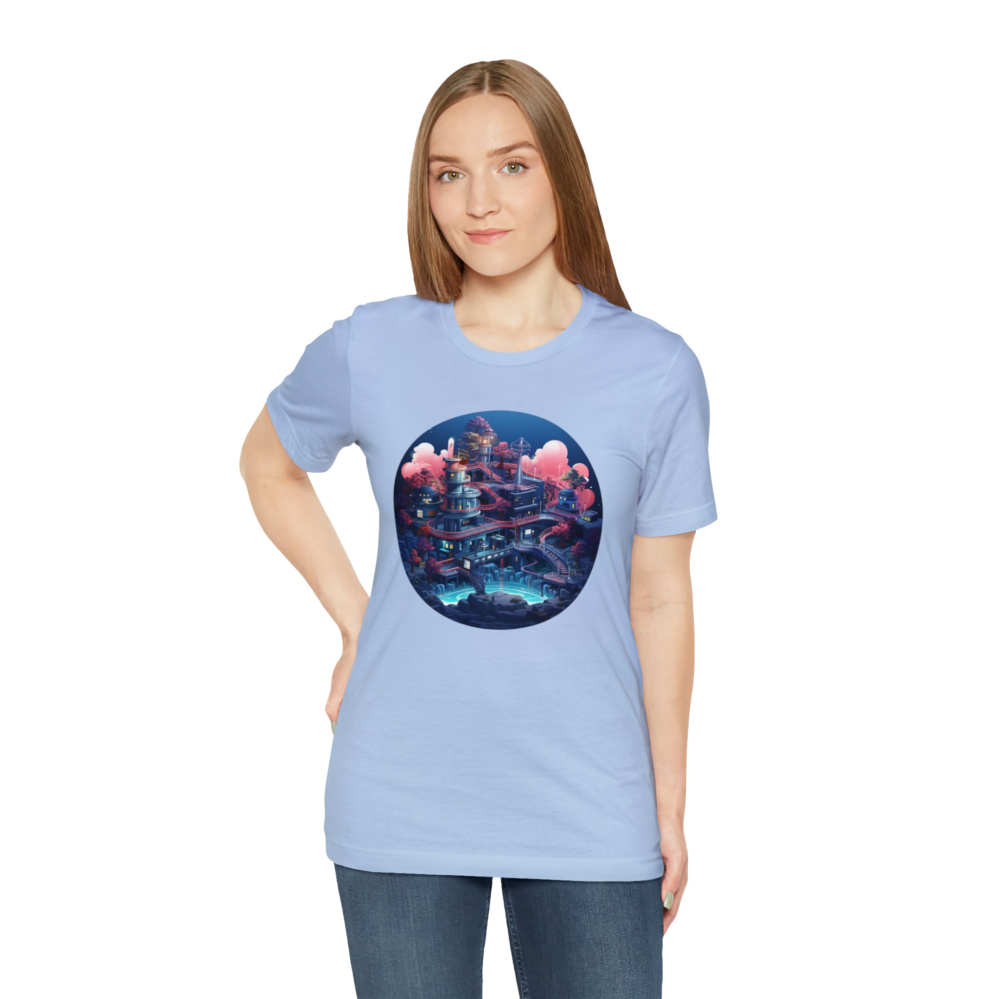 Unisex Jersey Short Sleeve Tee - Isometric Designs 03