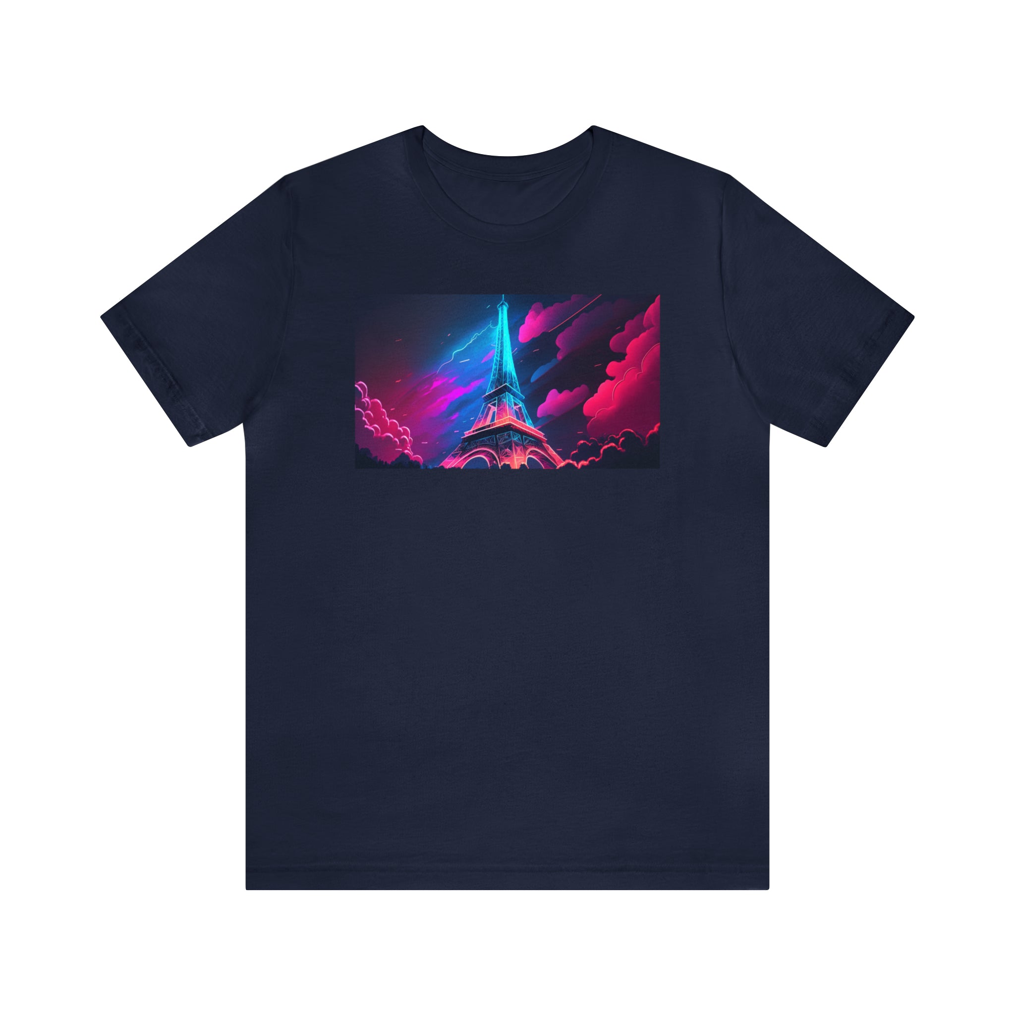 Unisex Jersey Short Sleeve Tee - Eiffel Tower, France