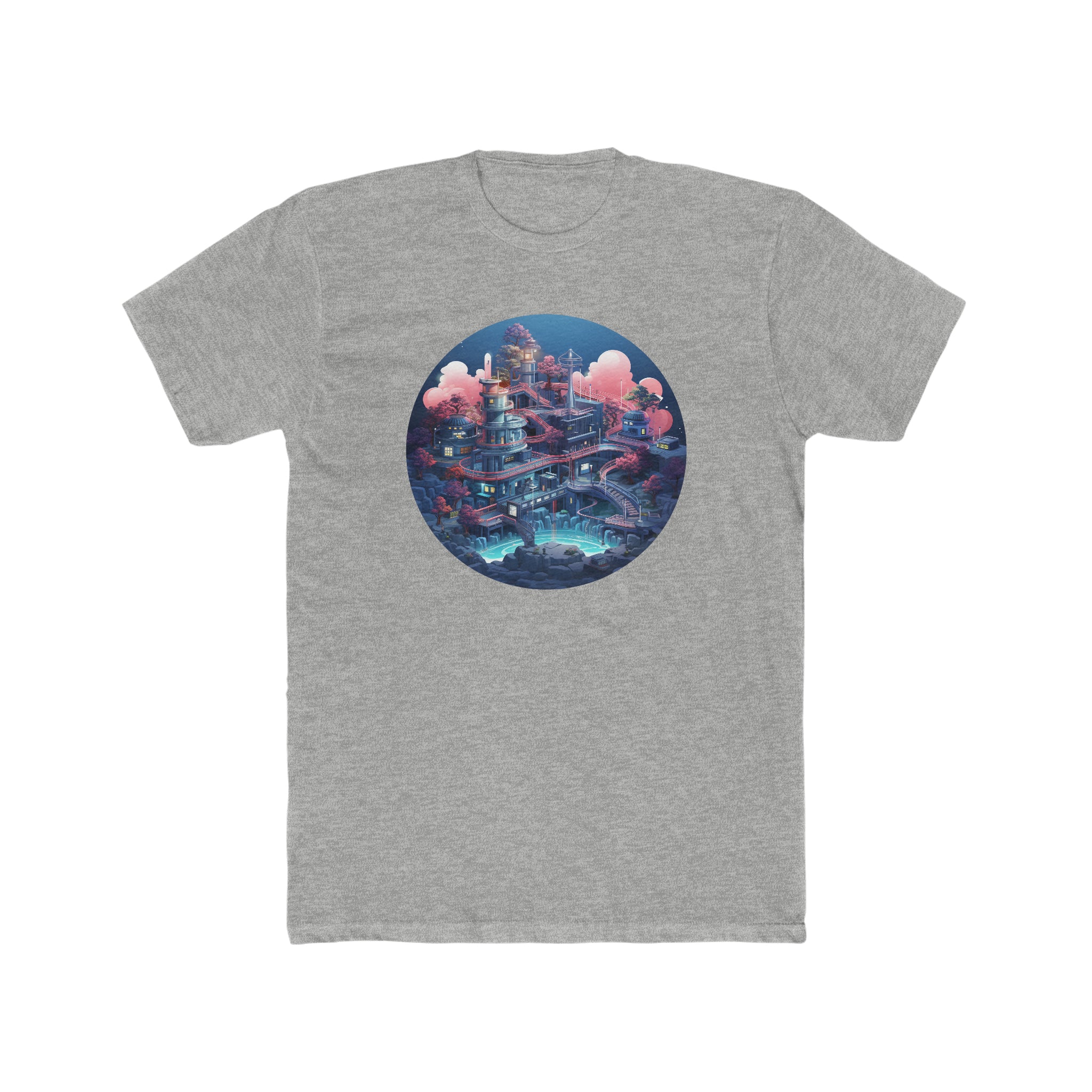 Men's Cotton Crew Tee - Isometric Designs 07