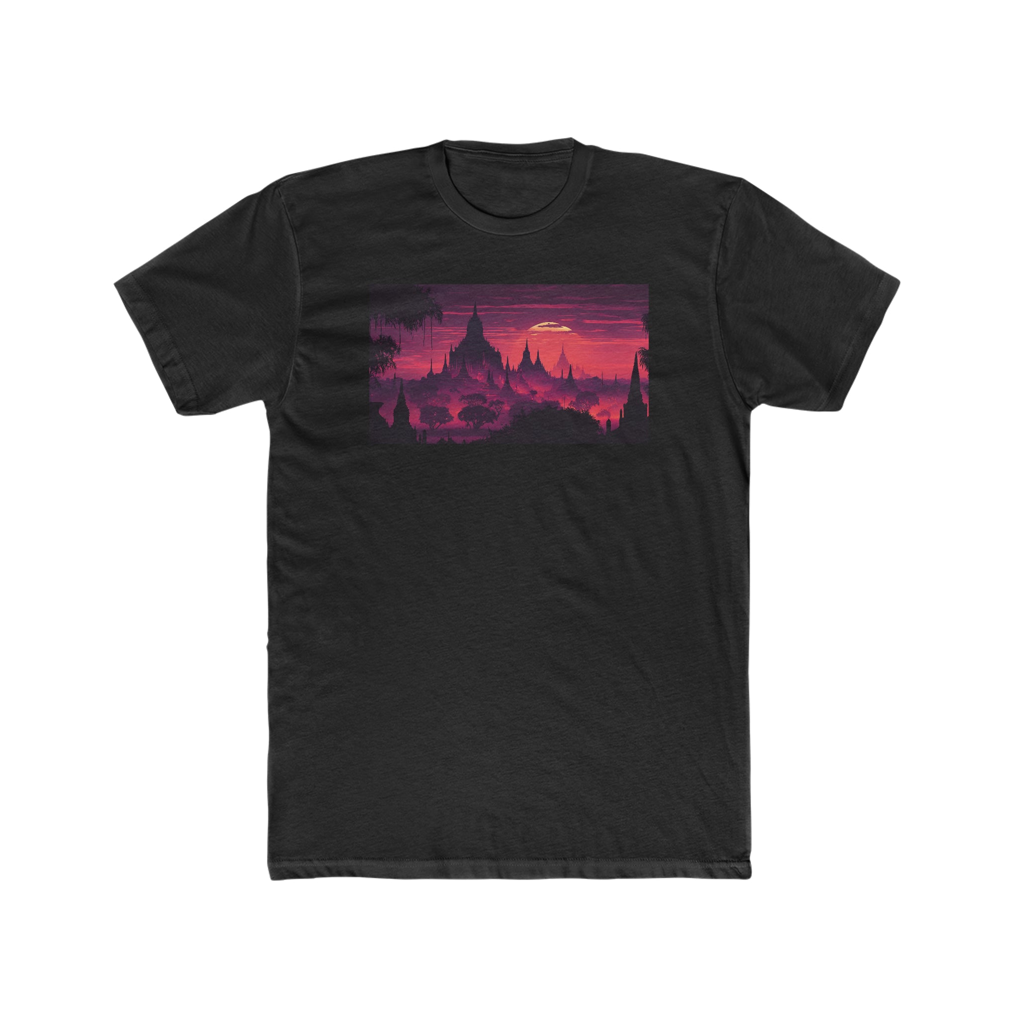 Men's Cotton Crew Tee - Fantasy Art - Bagan