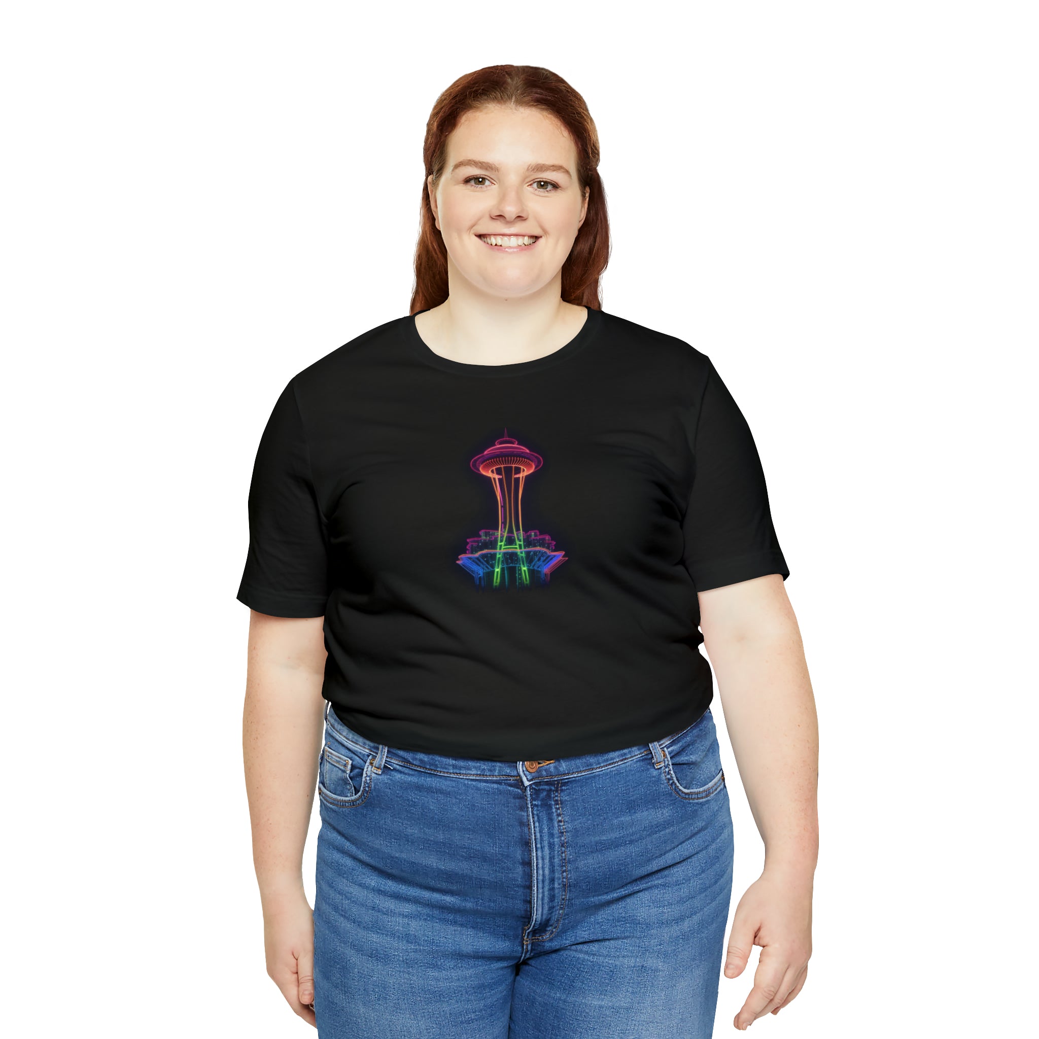 Unisex Jersey Short Sleeve Tee - Space Needle, Seattle, USA