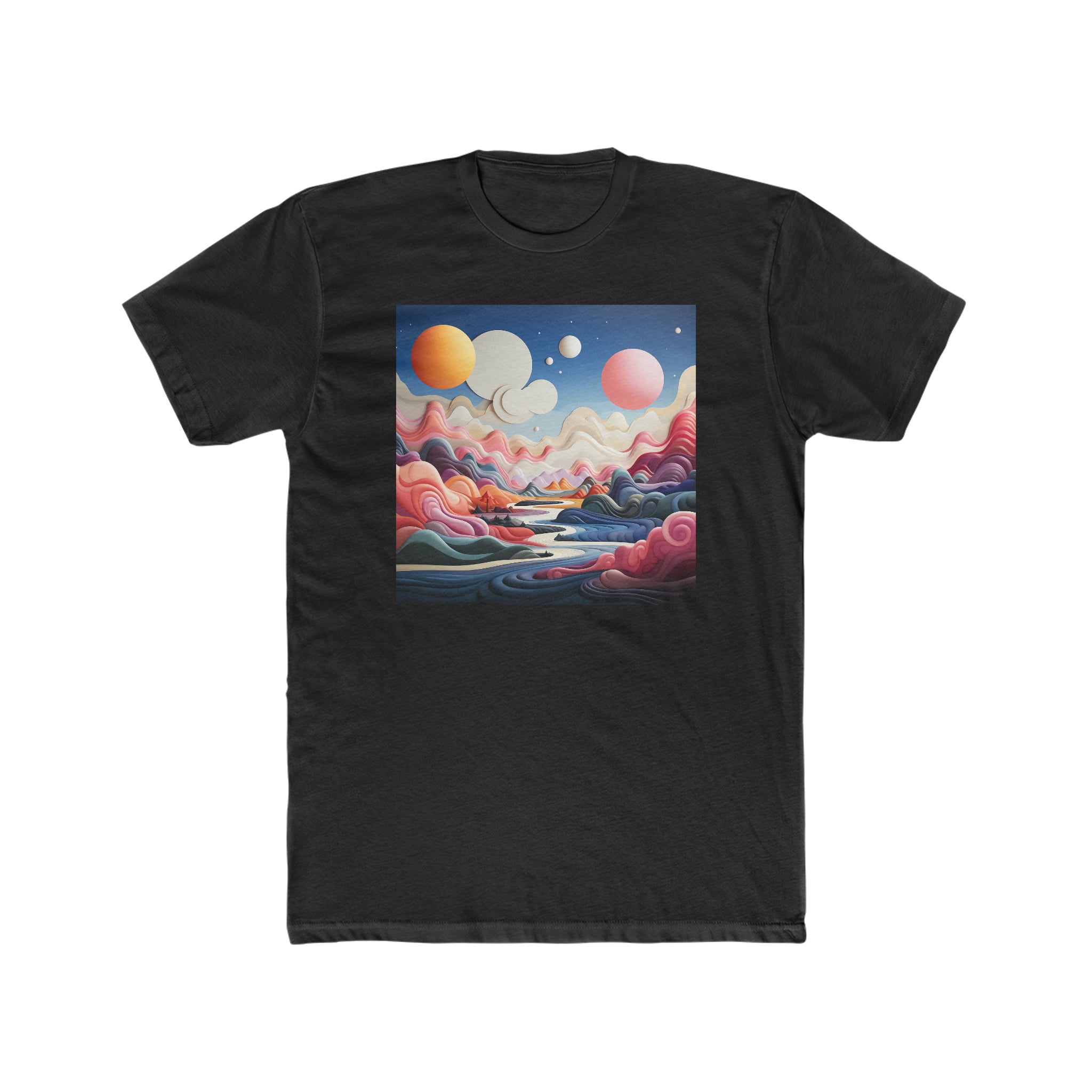Men's Cotton Crew Tee - Vector Art Design 20