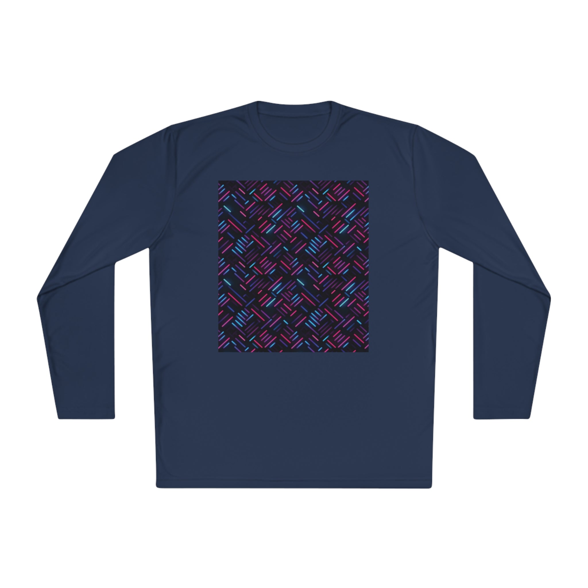 Unisex Lightweight Long Sleeve Tee (AOP) - Abstract Designs 03