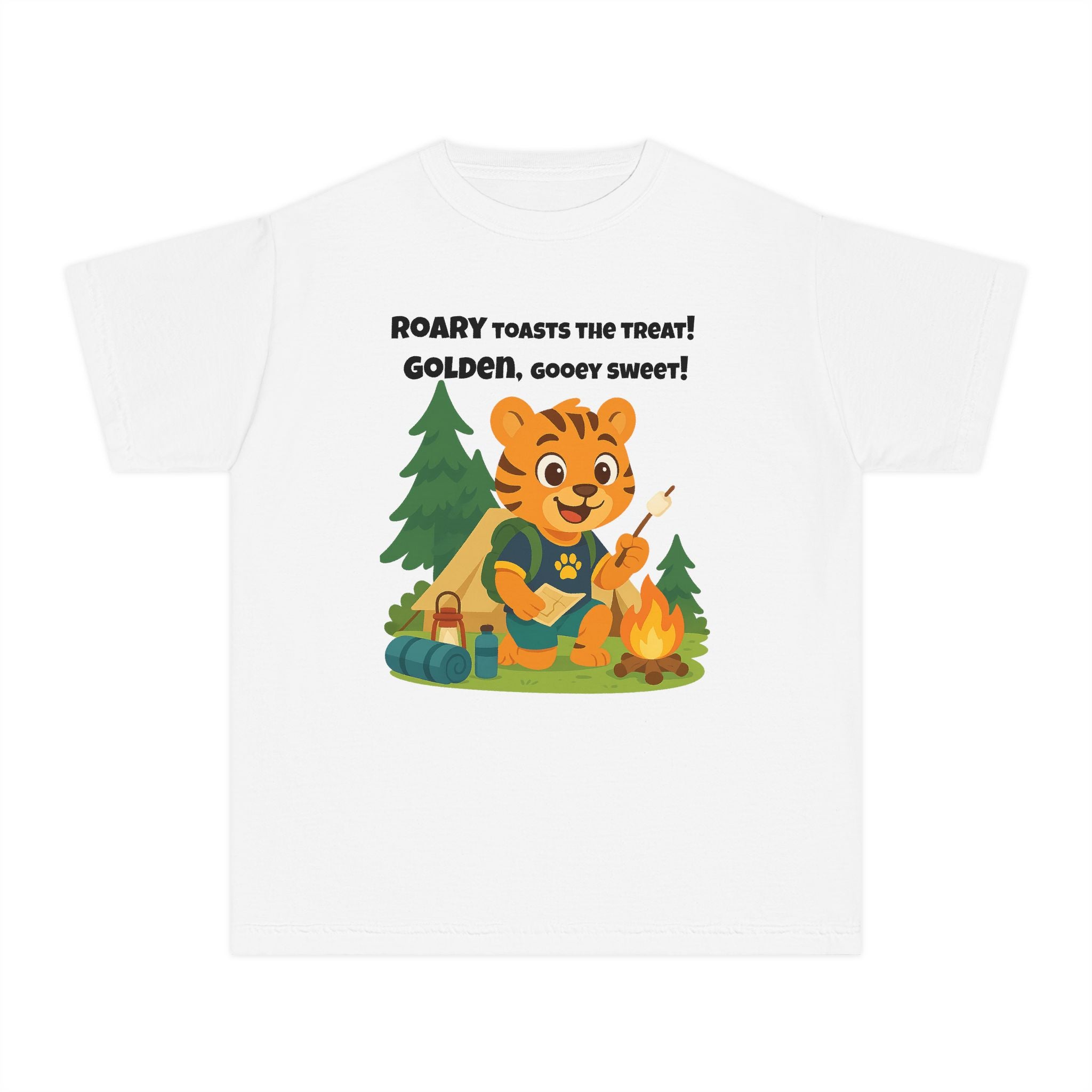 Youth Midweight Cotton Tee - Roary's Camping Adventures