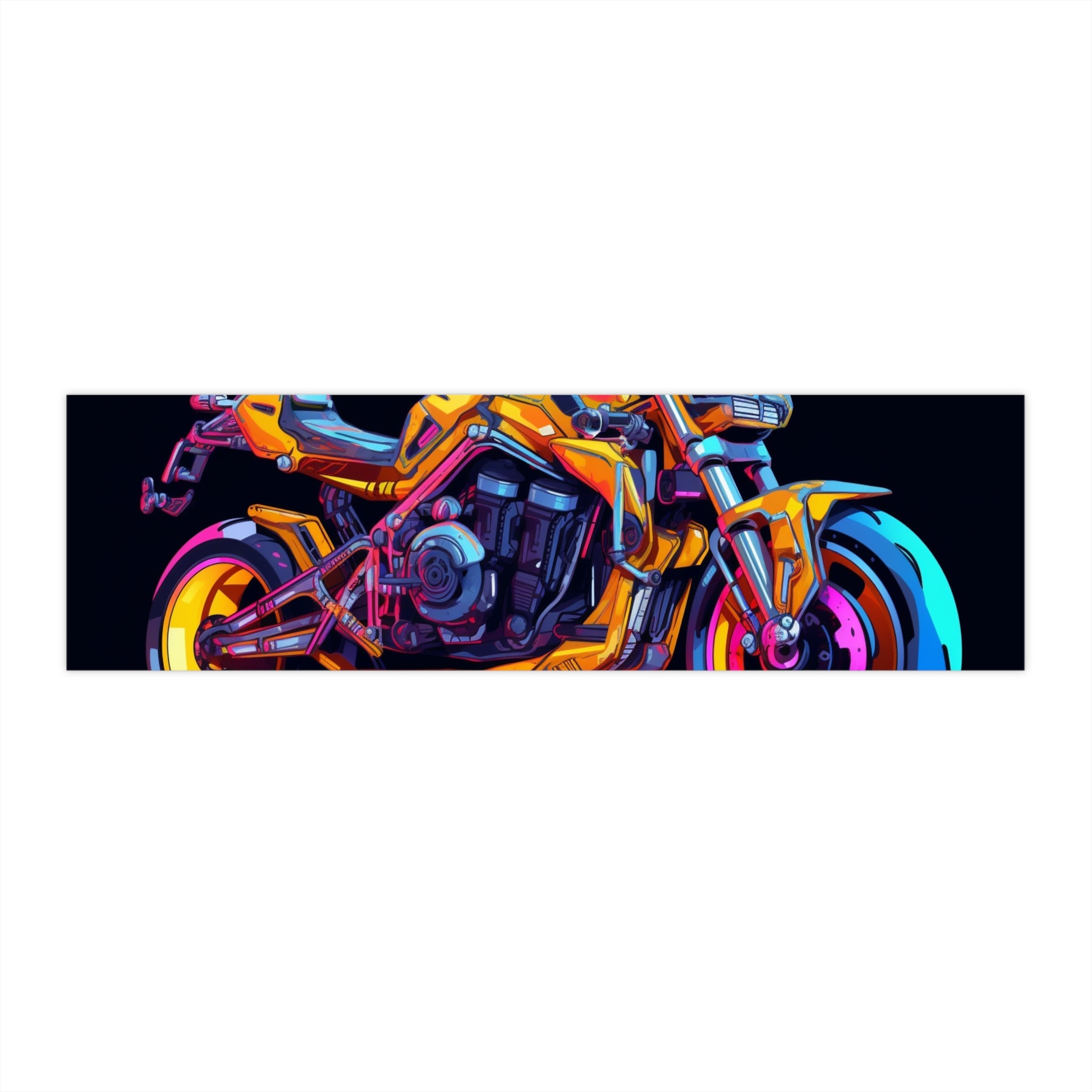 Bumper Stickers - Pop Art Designs, Motorcycle 06