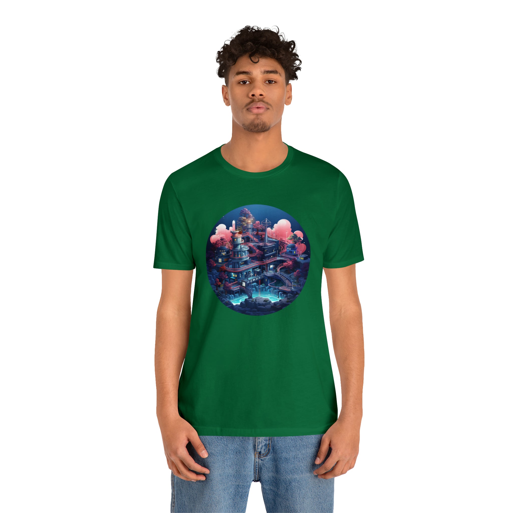 Unisex Jersey Short Sleeve Tee - Isometric Designs 03