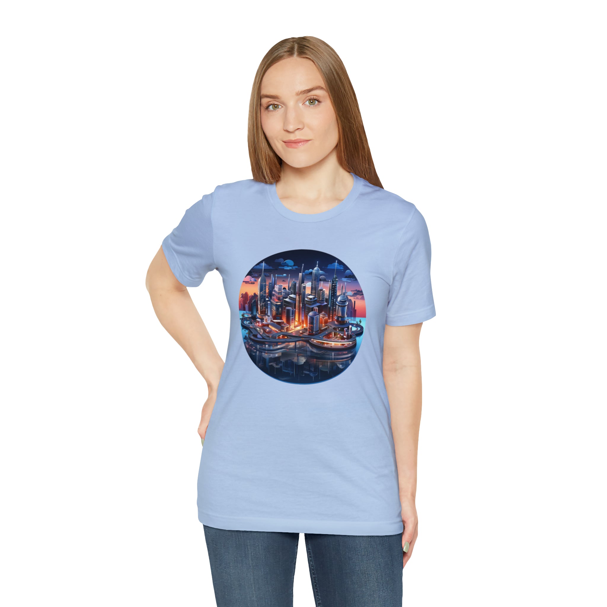 Unisex Jersey Short Sleeve Tee - Isometric Designs 05