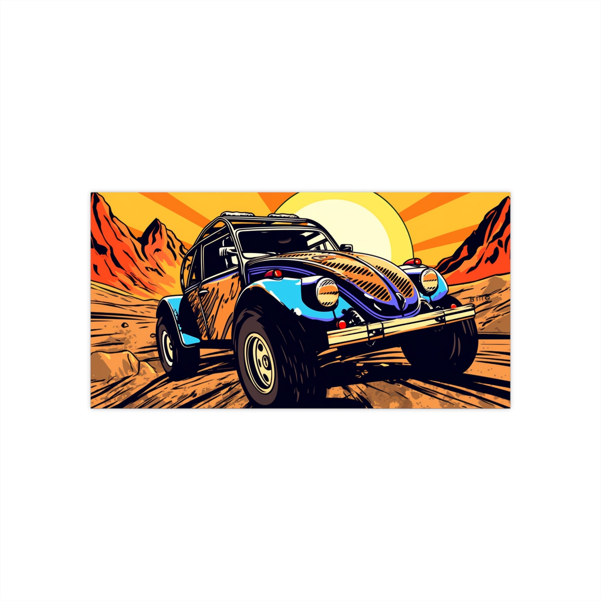Bumper Stickers - Pop Art Designs, Dune Buggy