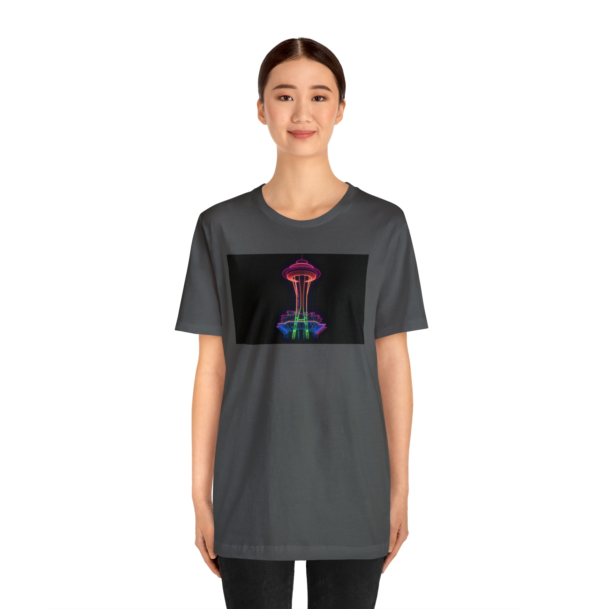 Unisex Jersey Short Sleeve Tee - Space Needle, Seattle, USA