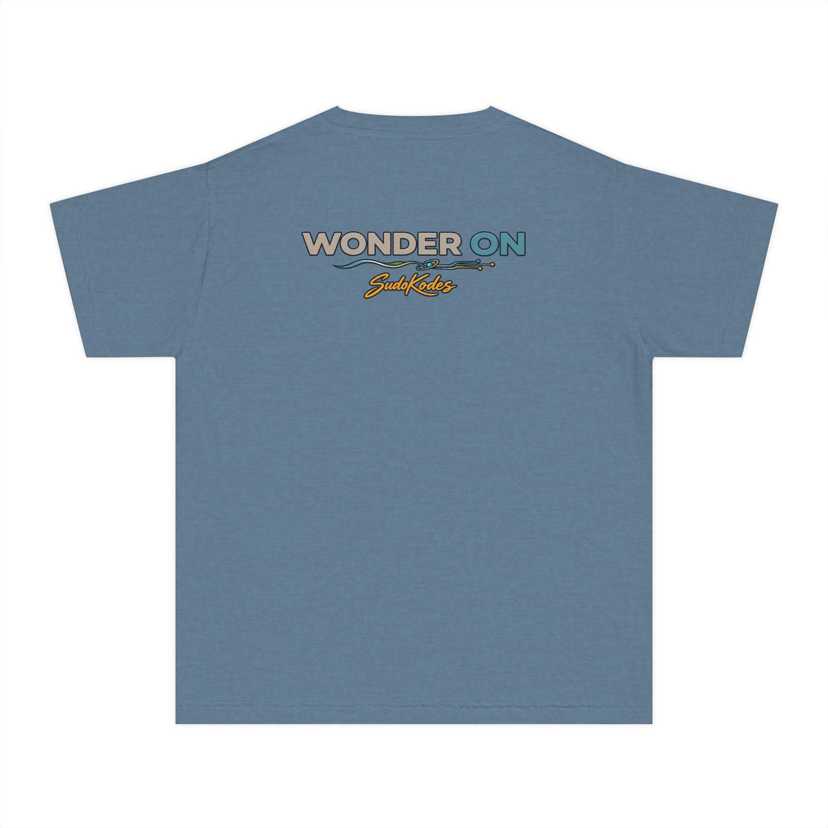 Growing Seedling, a Science design, on a youth midweight cotton tee