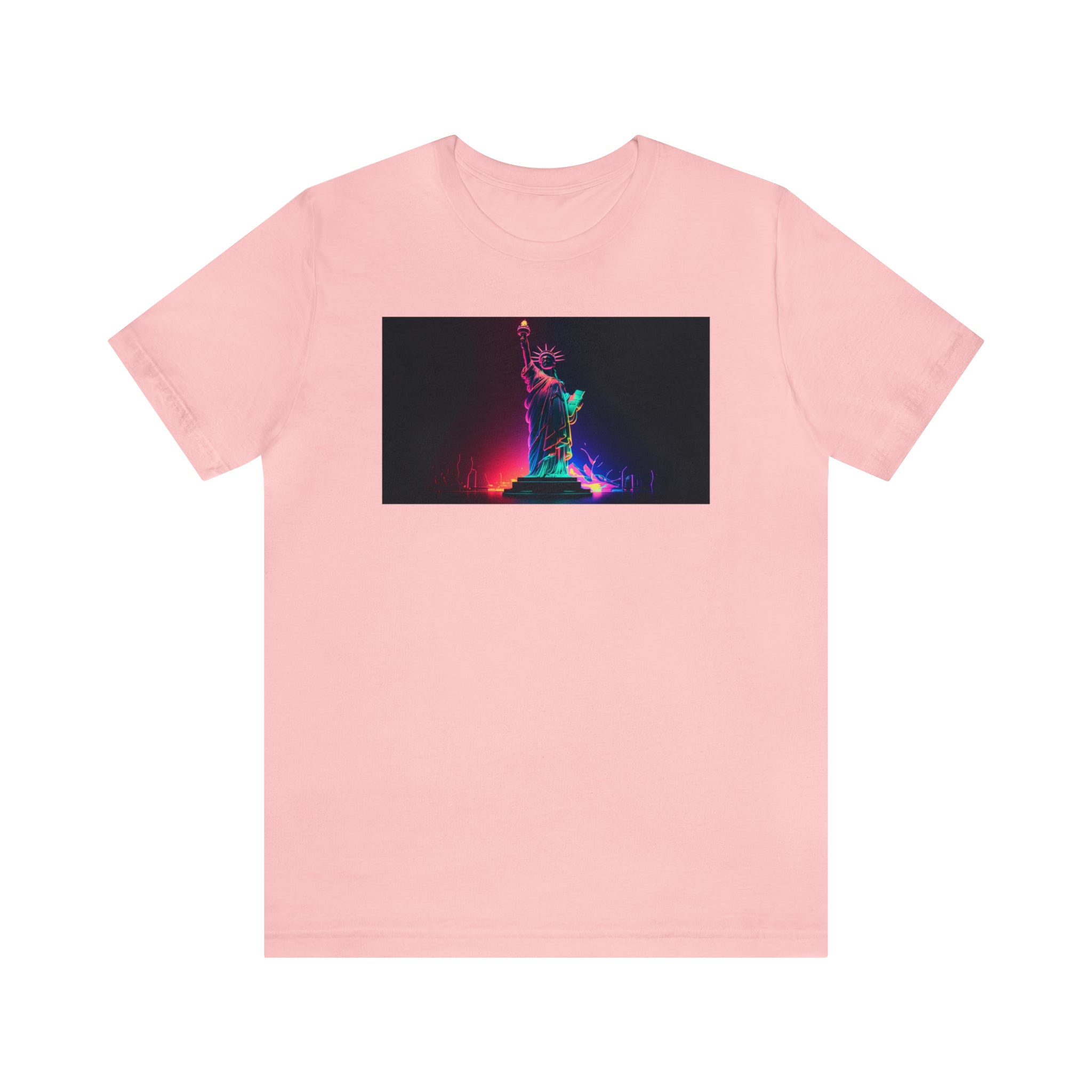 Unisex Jersey Short Sleeve Tee - Statue of Liberty, New York, USA