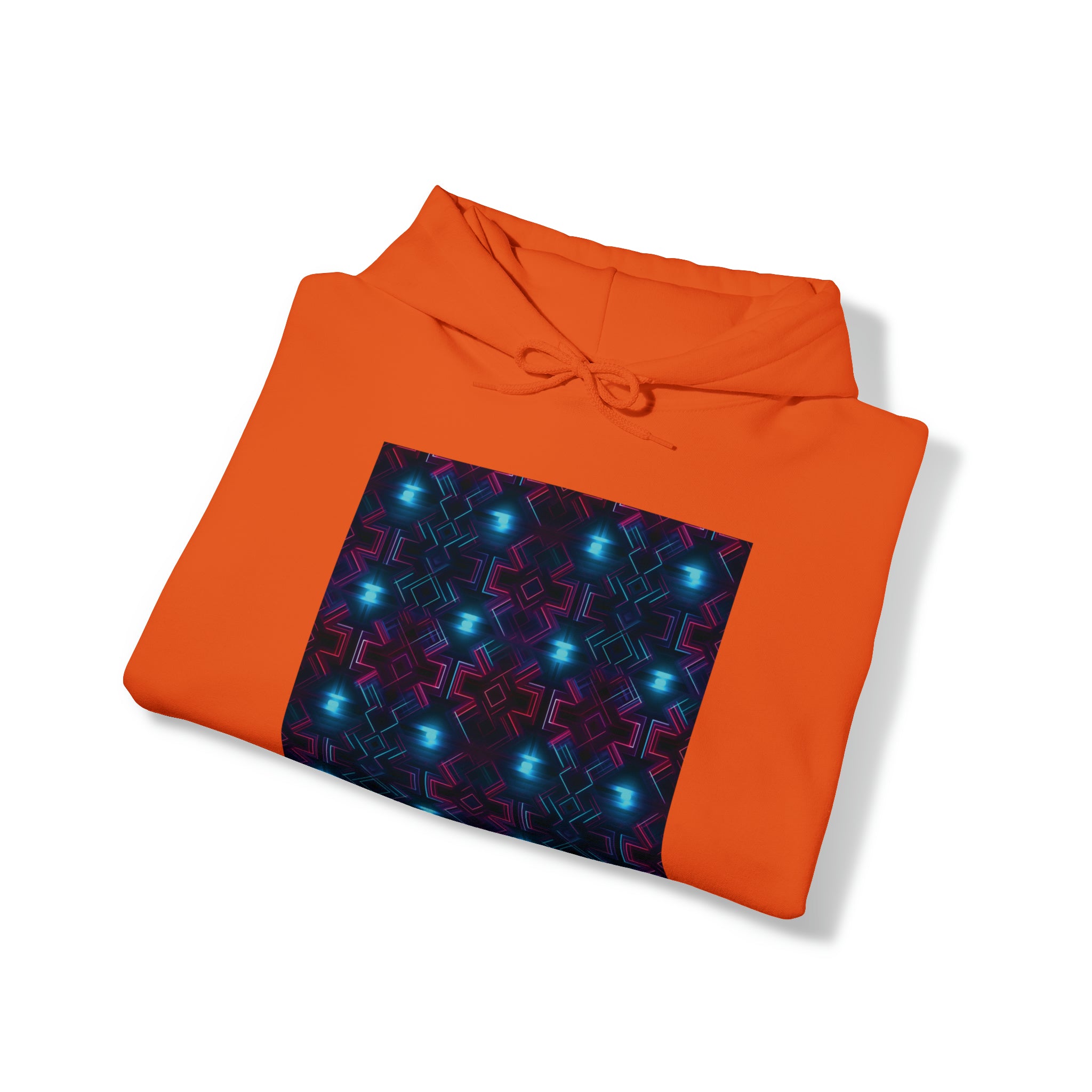 Unisex Heavy Blend™ Hooded Sweatshirt - Abstract Neon Designs 01