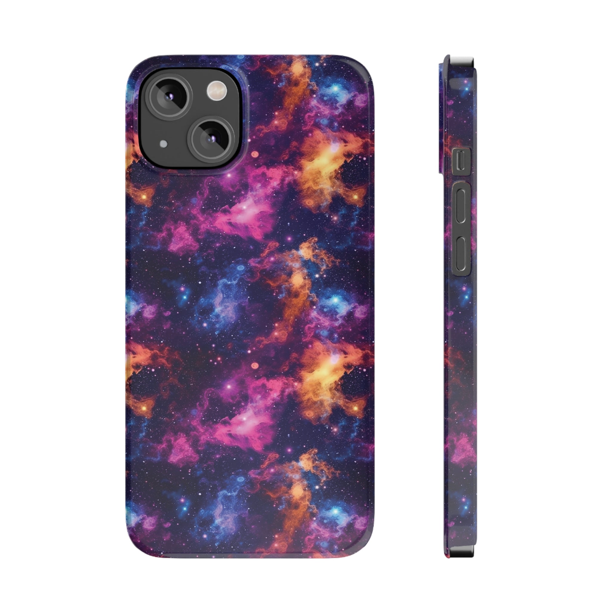 Slim Phone Cases (AOP) - Seamless Fantasy Galaxies 06