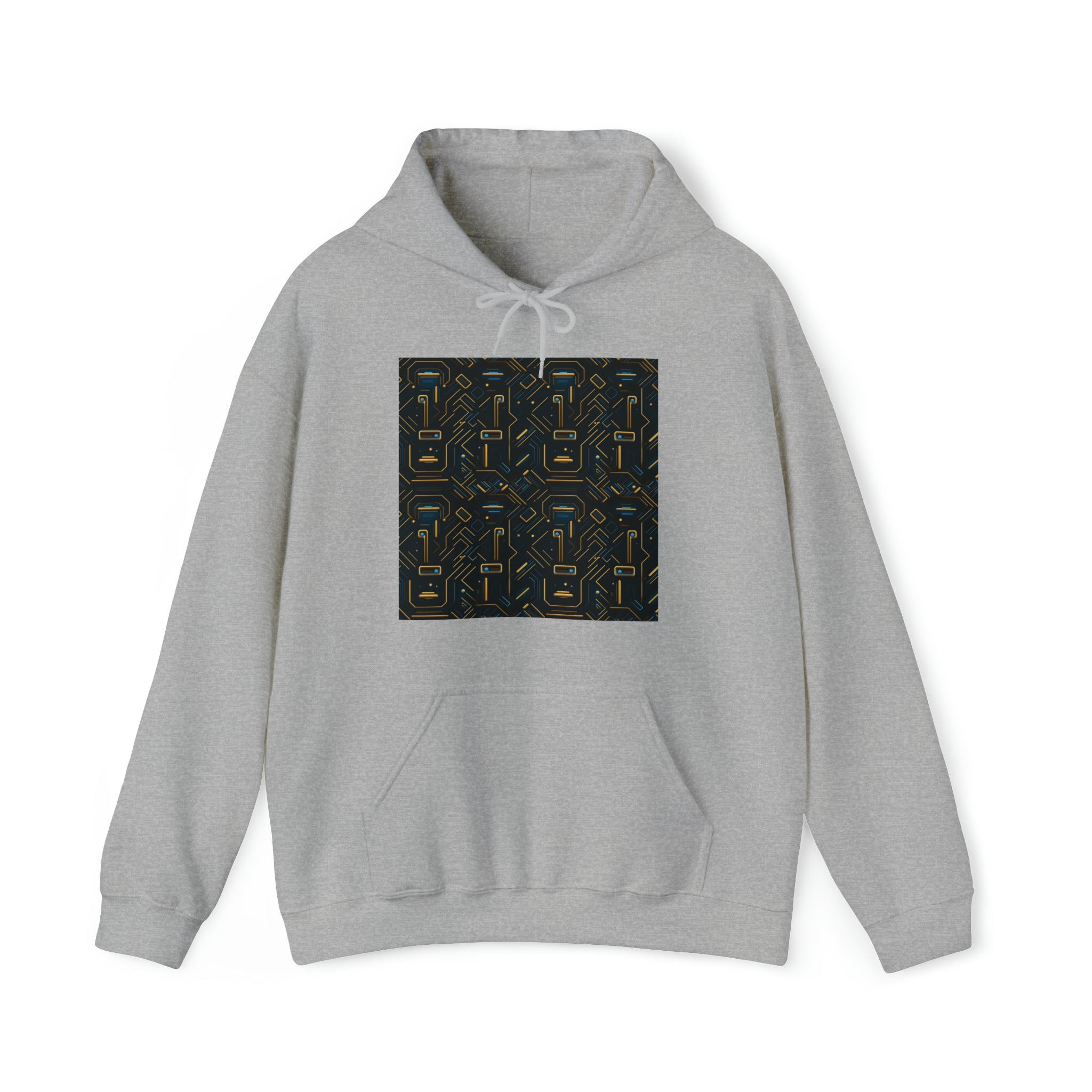 Unisex Heavy Blend™ Hooded Sweatshirt - Abstract Neon Designs 05