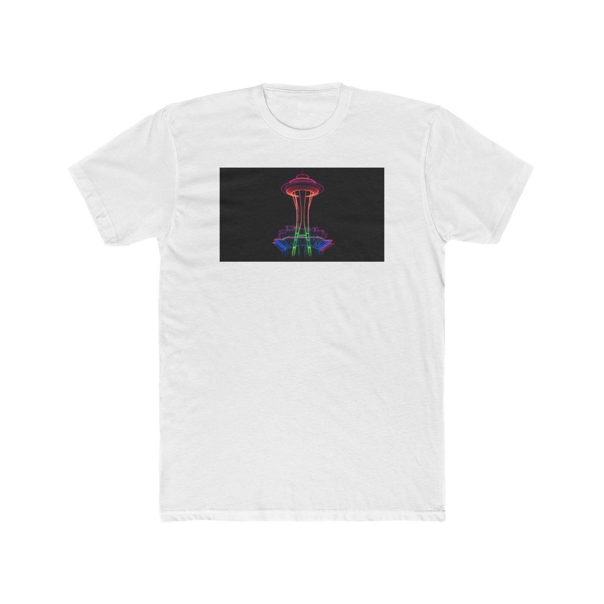 Men's Cotton Crew Tee - Elsewhere collection - Space Needle