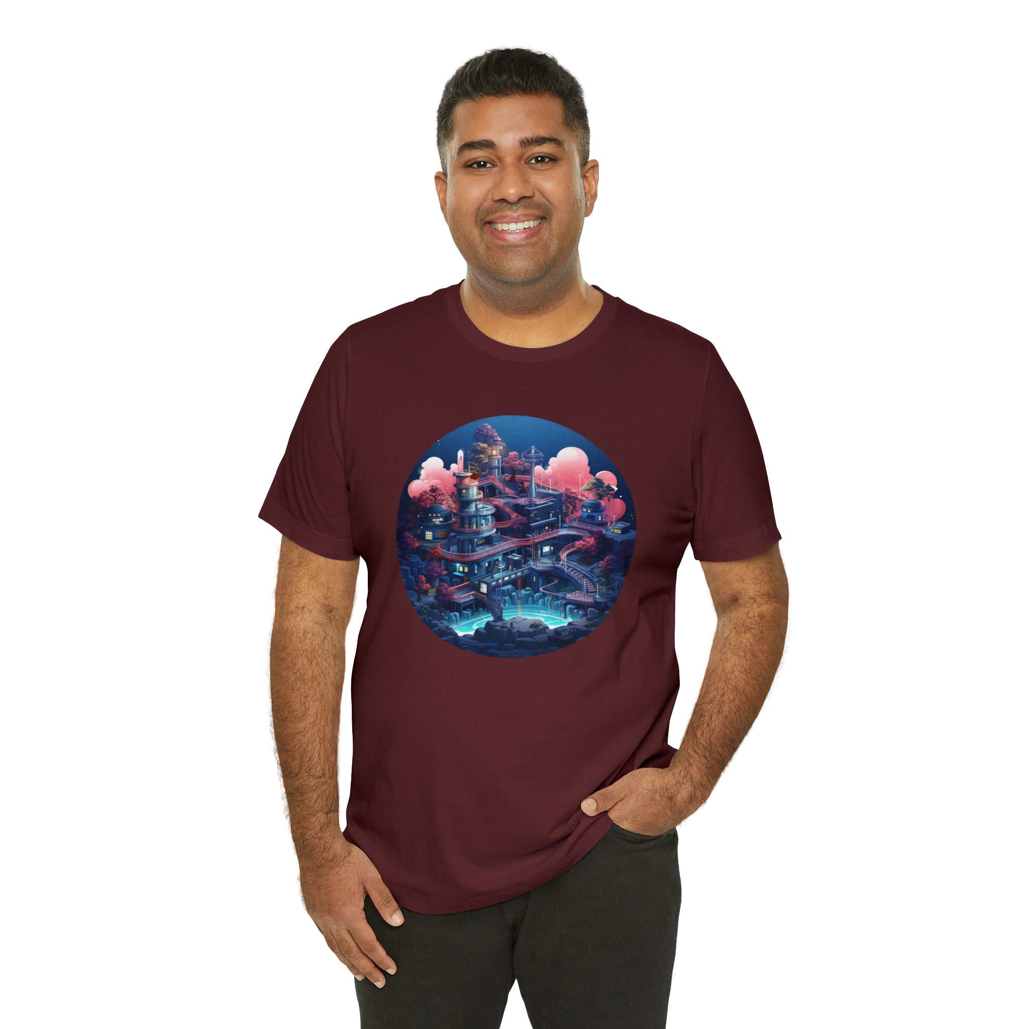 Unisex Jersey Short Sleeve Tee - Isometric Designs 03