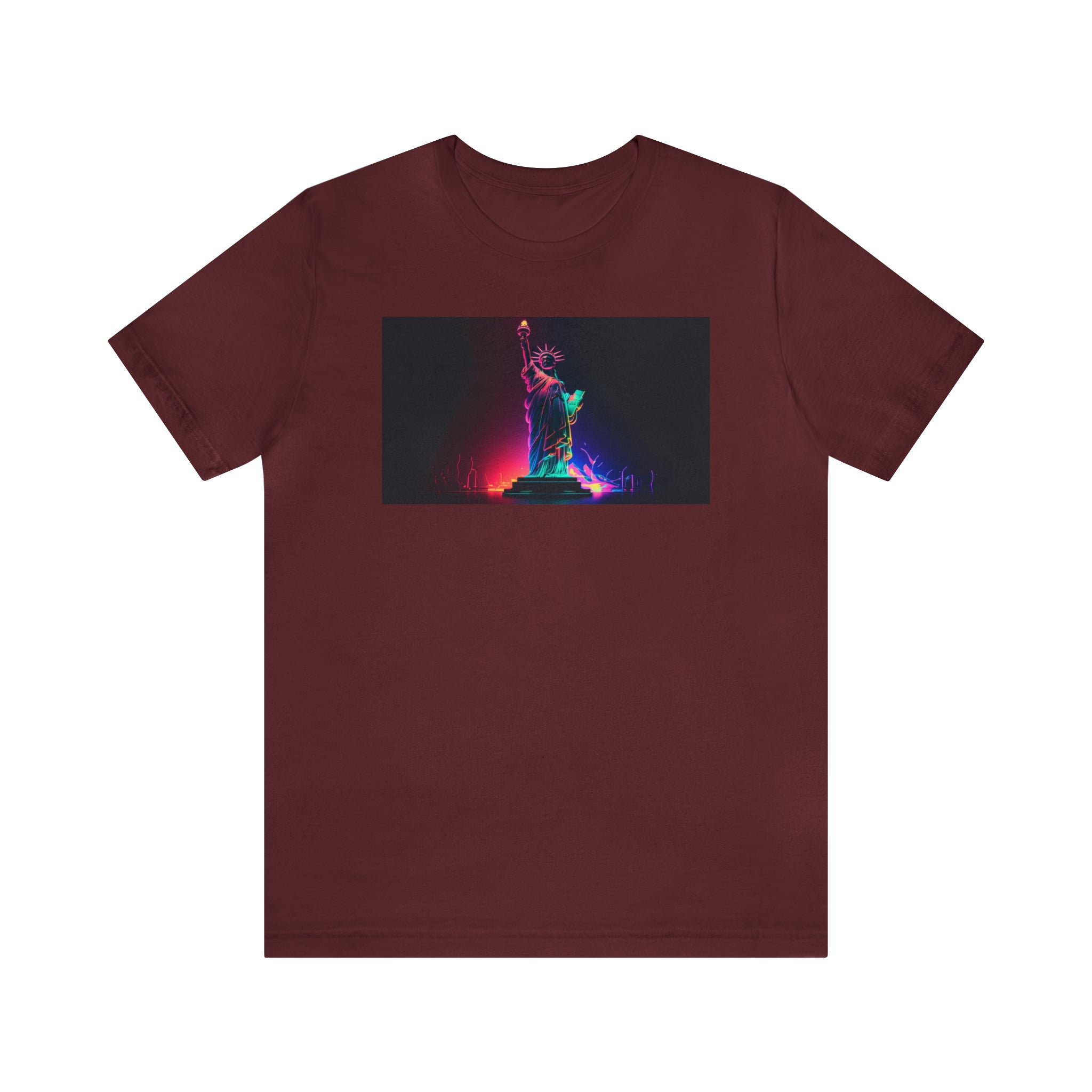 Unisex Jersey Short Sleeve Tee - Statue of Liberty, New York, USA