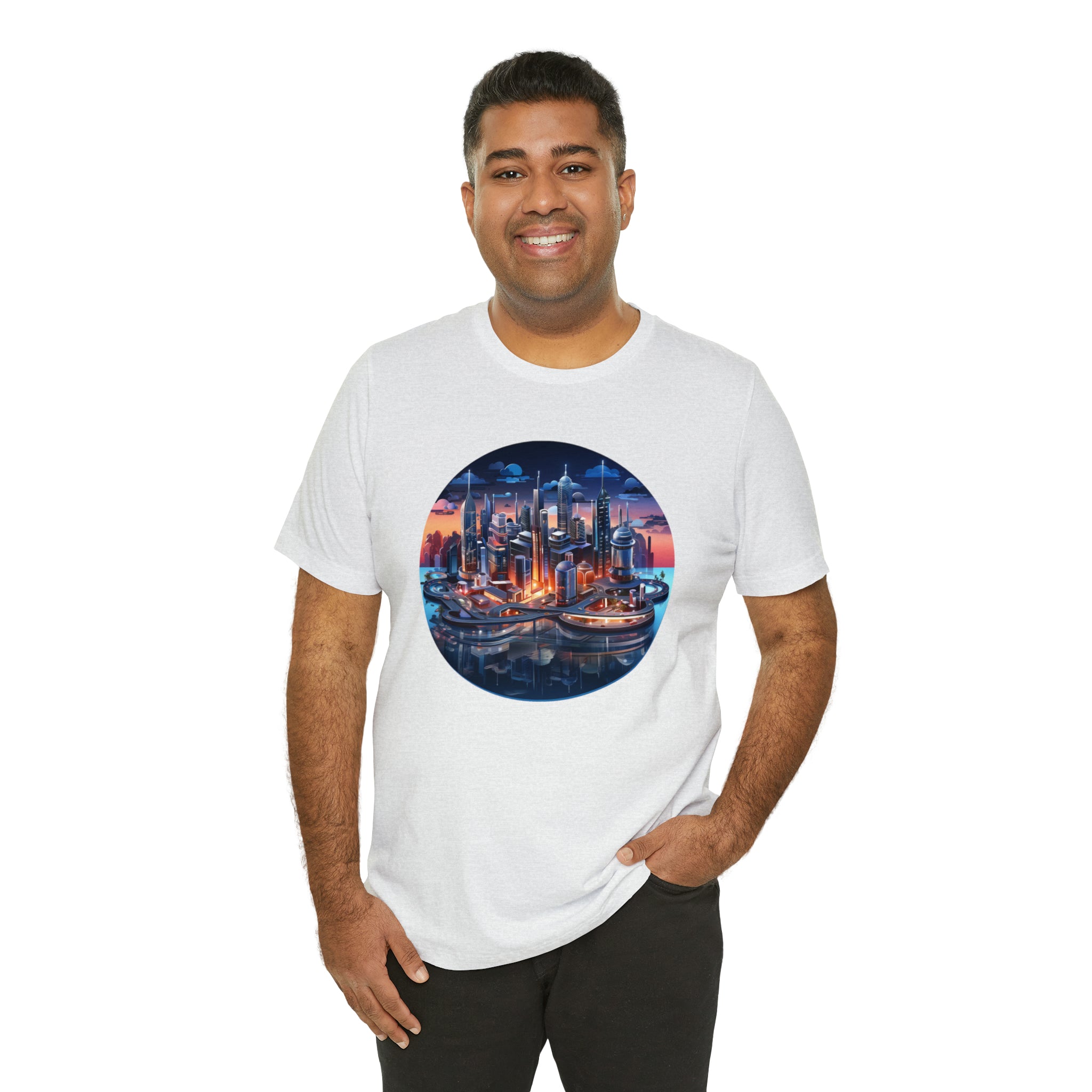 Unisex Jersey Short Sleeve Tee - Isometric Designs 05