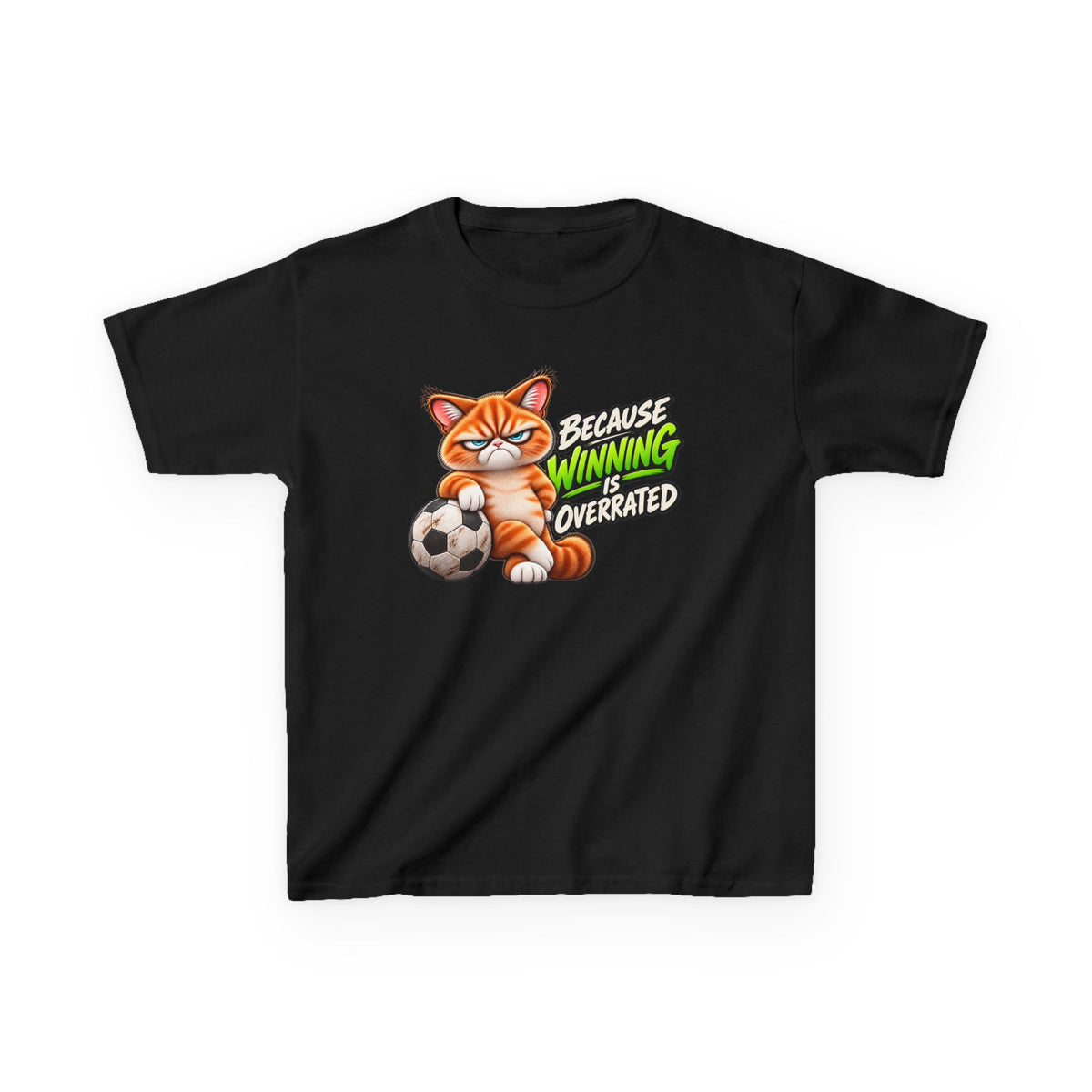 Because Winning is Overrated - Mildly Feral - Youth Short Sleeve Tee