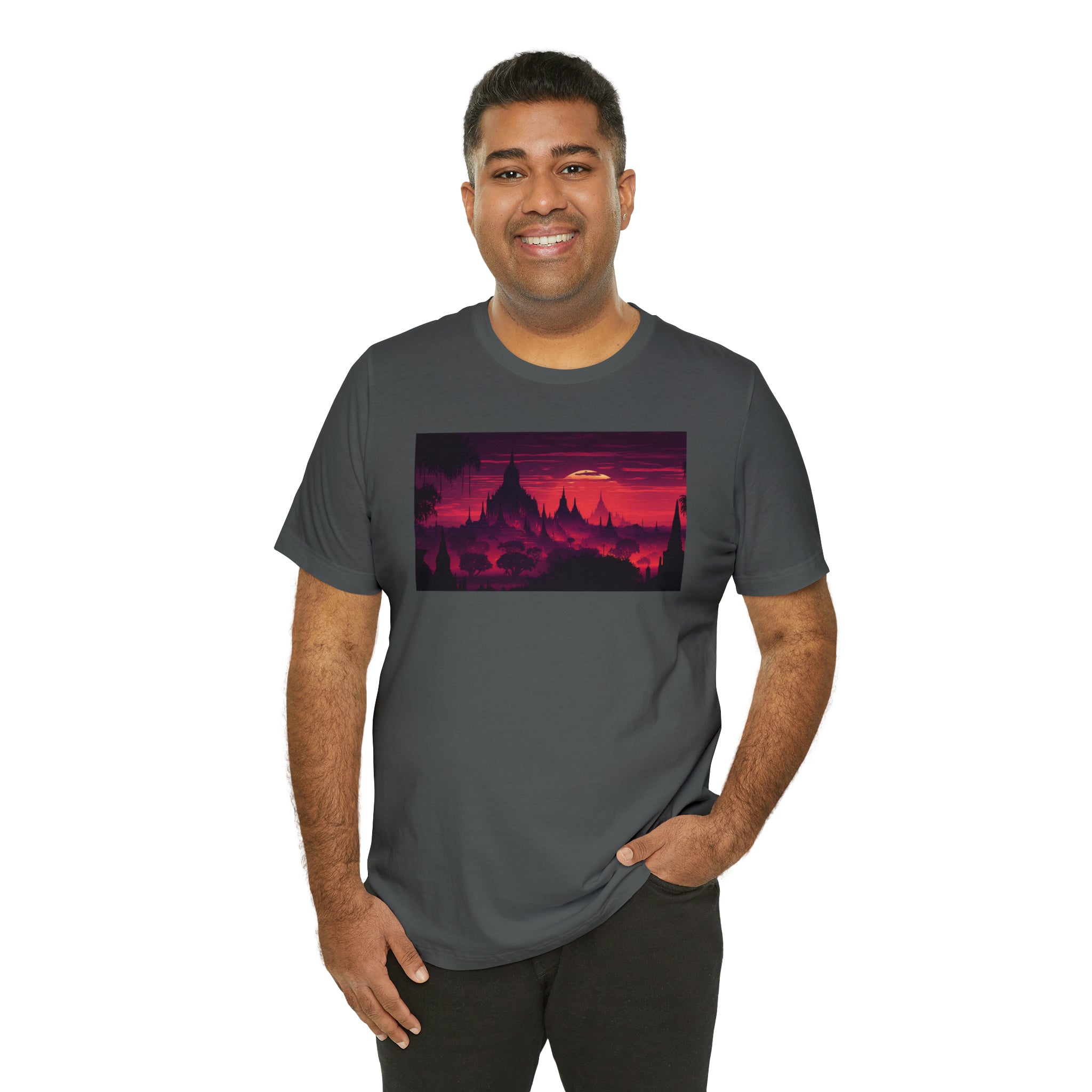 Unisex Jersey Short Sleeve Tee - Bagan, Myanmar