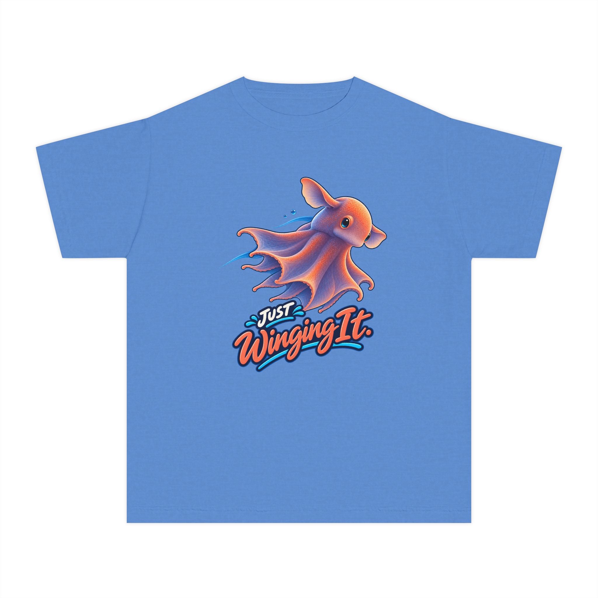 Youth Midweight Cotton Tee - Dumbo Octopus