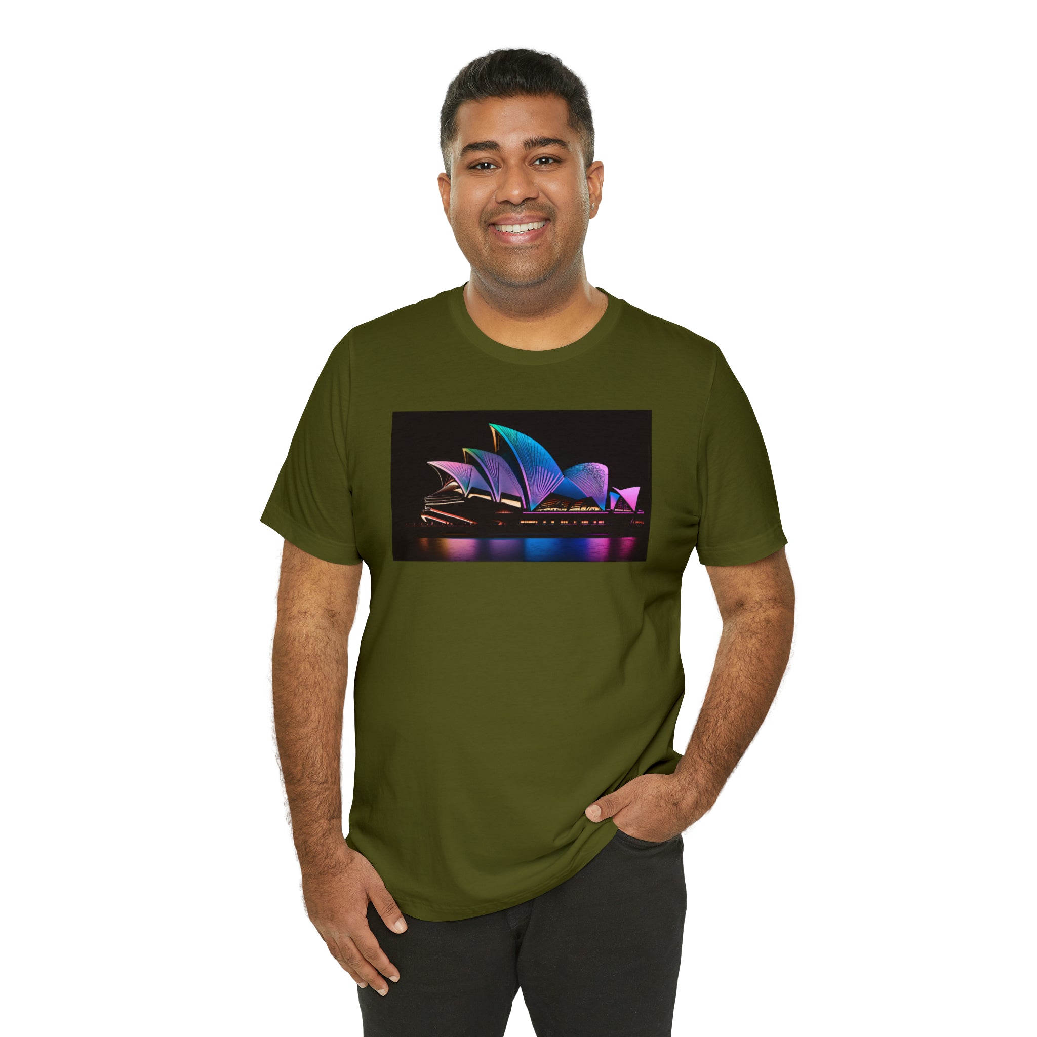 Unisex Jersey Short Sleeve Tee - Sydney Opera House, Australia